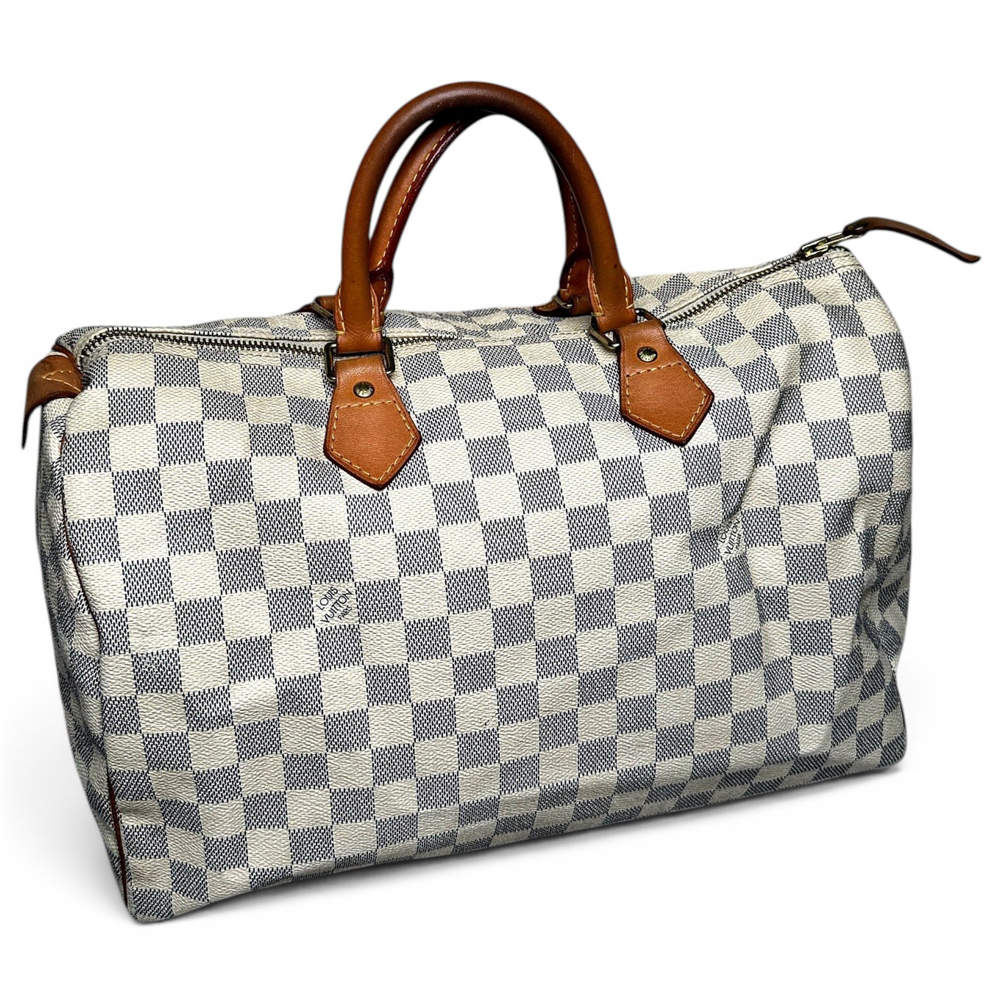 Speedy leather handbag
