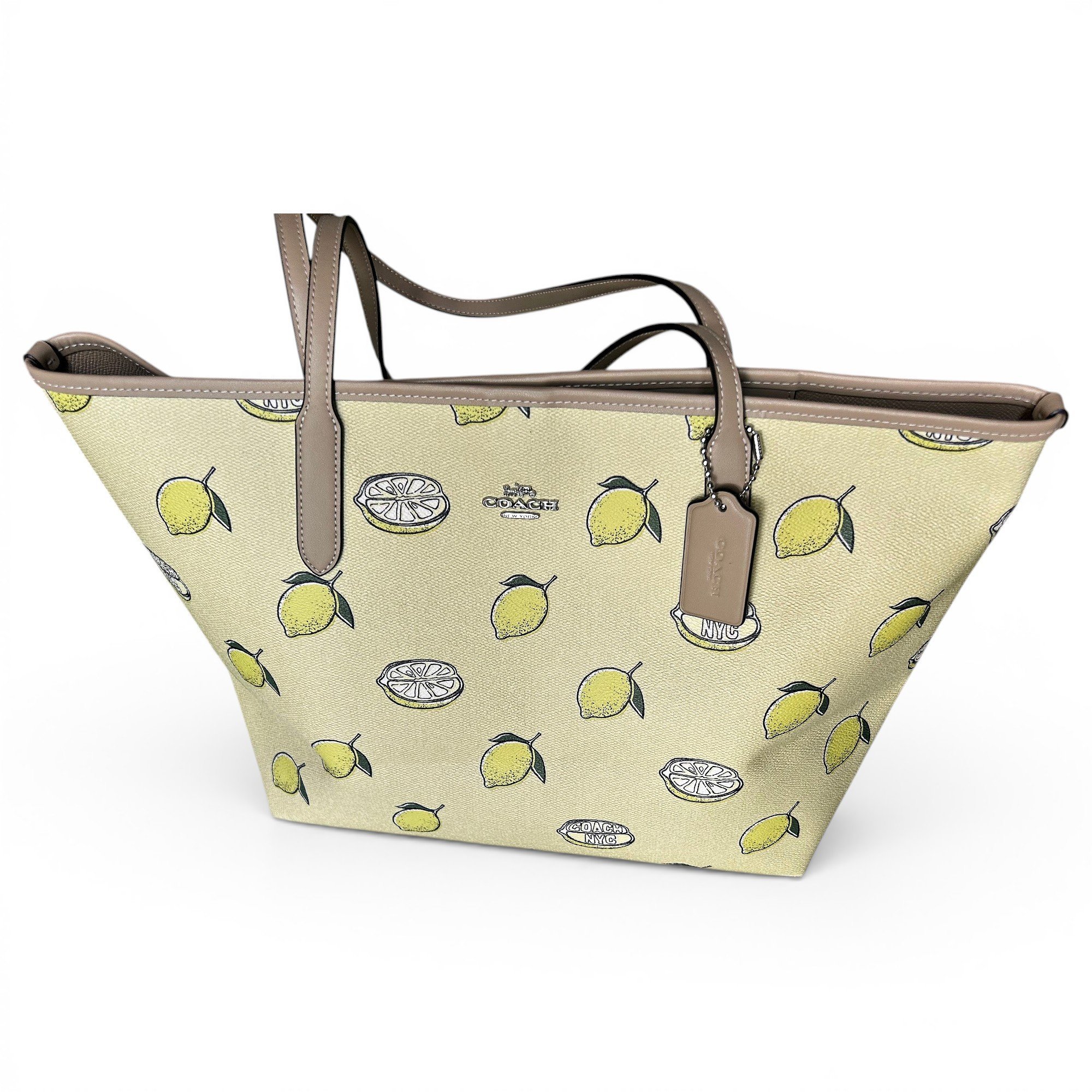 CITY ZIP TOTE leather handbag