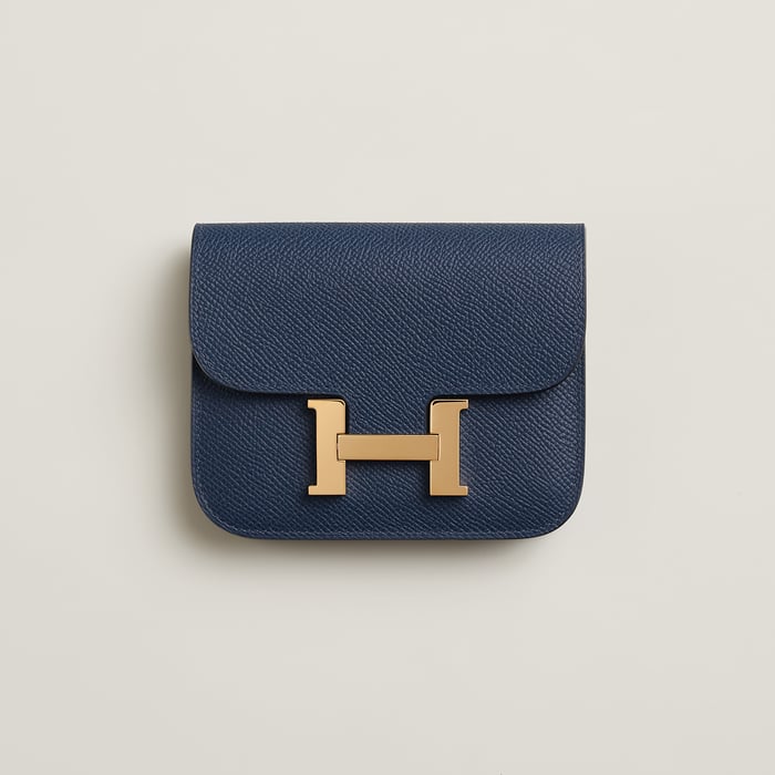 Navy Constance Slim Wallet
