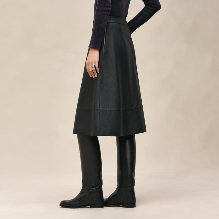 Noir Flared Skirt