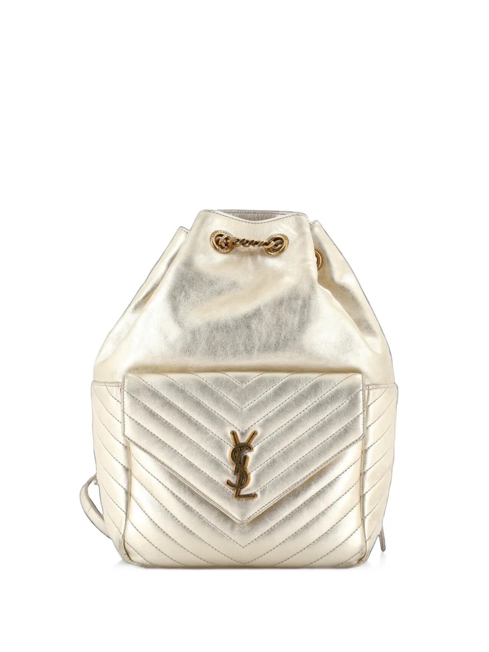 Joe Matelasse Chevron Leather backpack