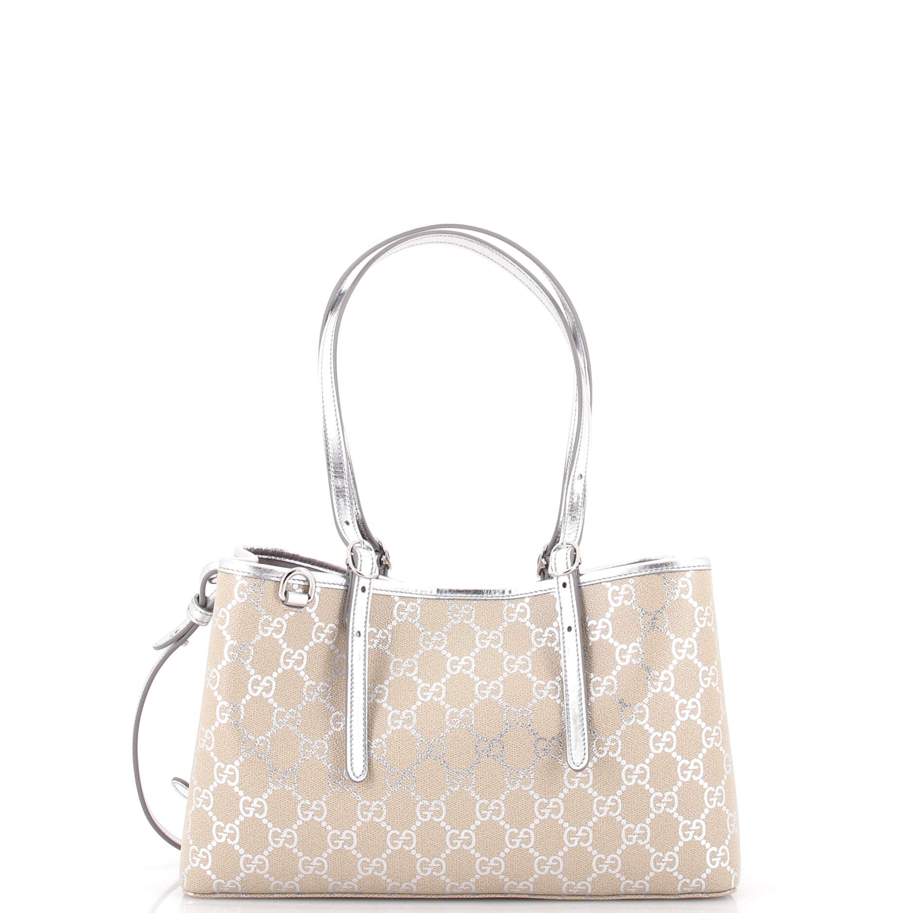 Emblem Tote GG Coated Canvas Small