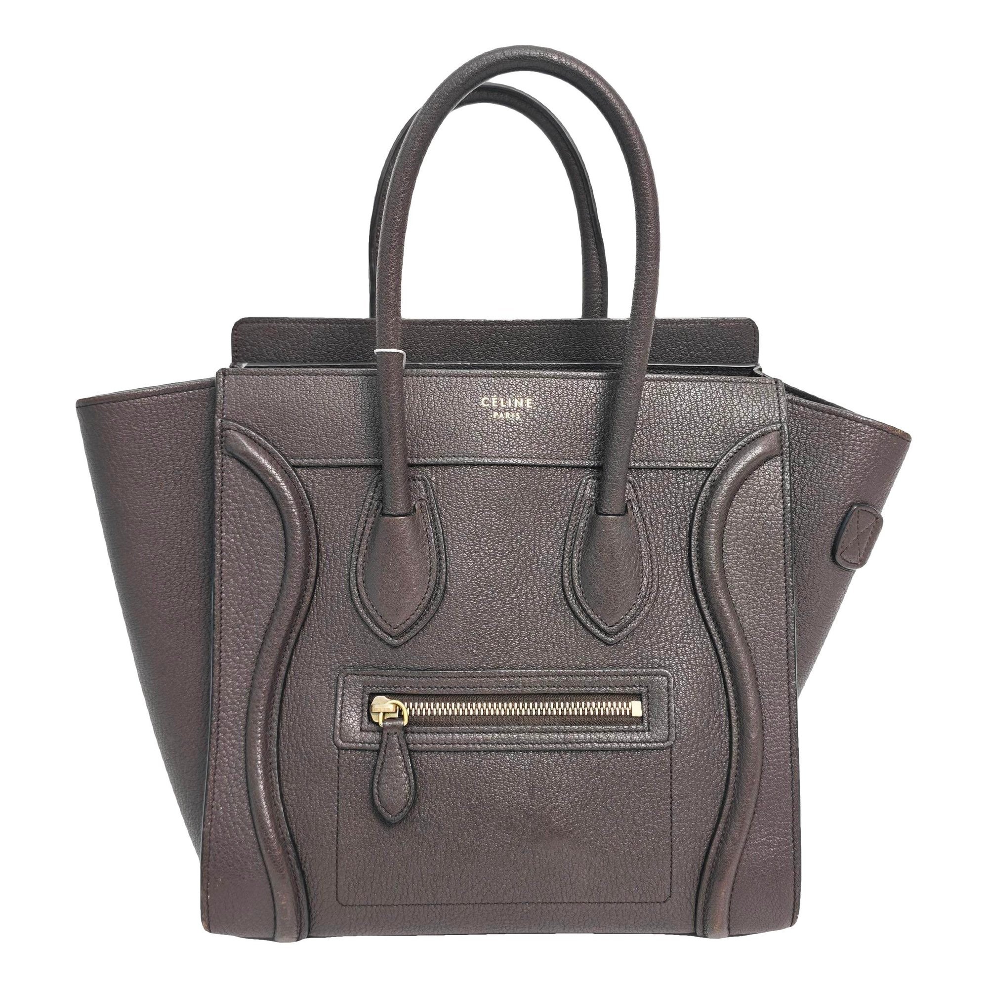 Luggage leather handbag
