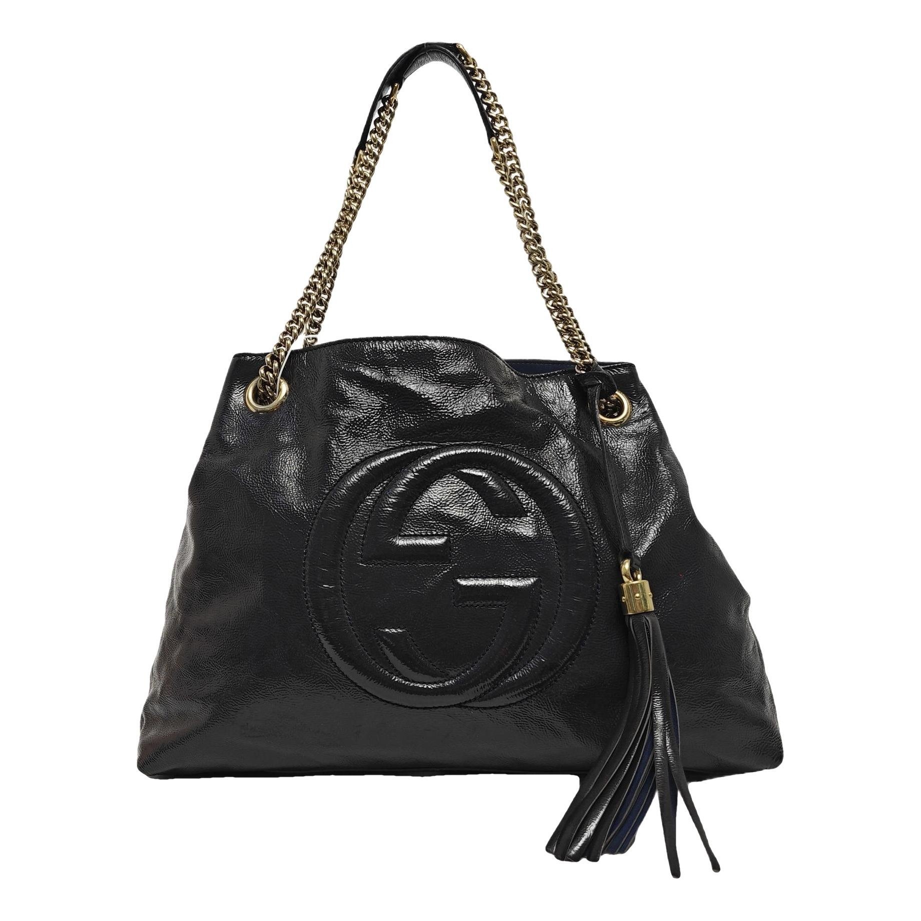 Soho patent leather tote
