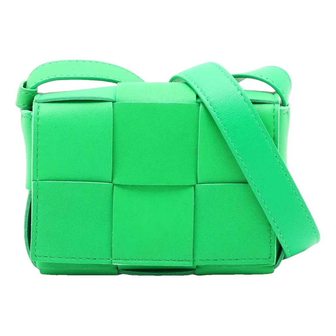 Cassette leather crossbody bag