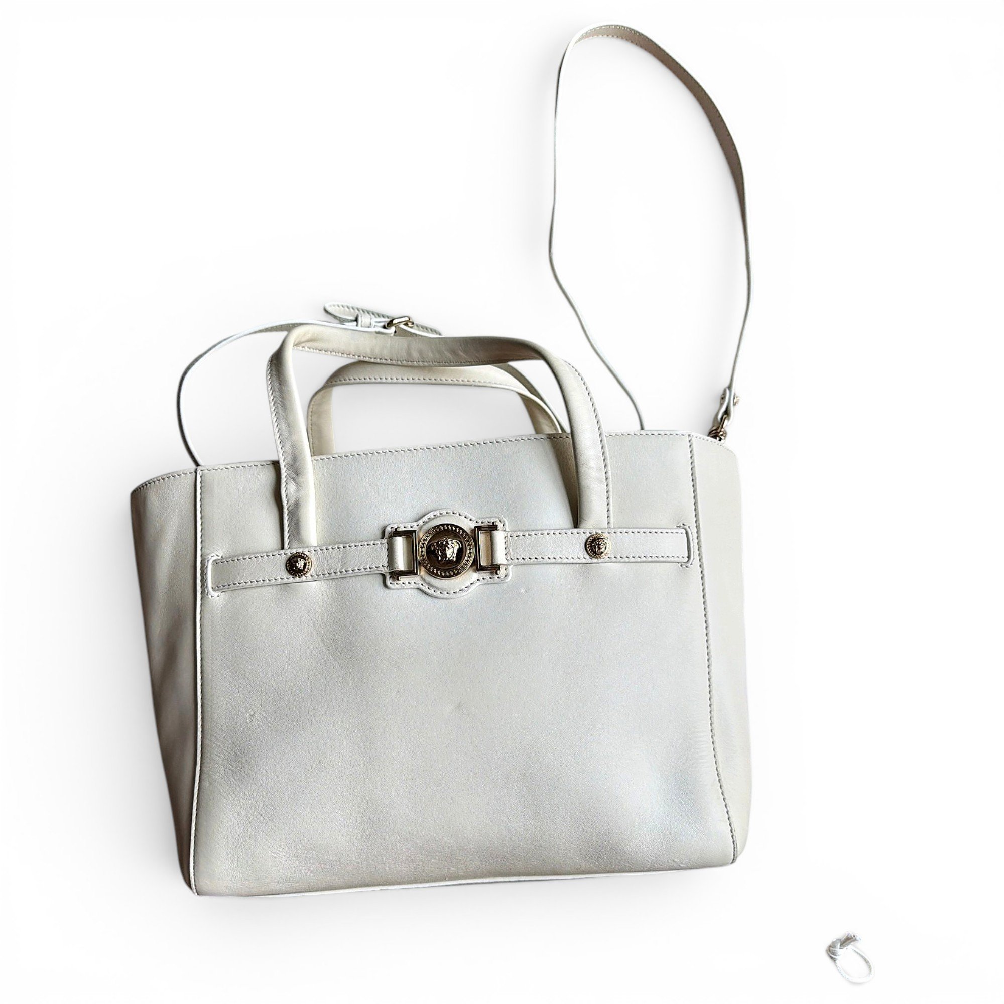 La Medusa leather handbag