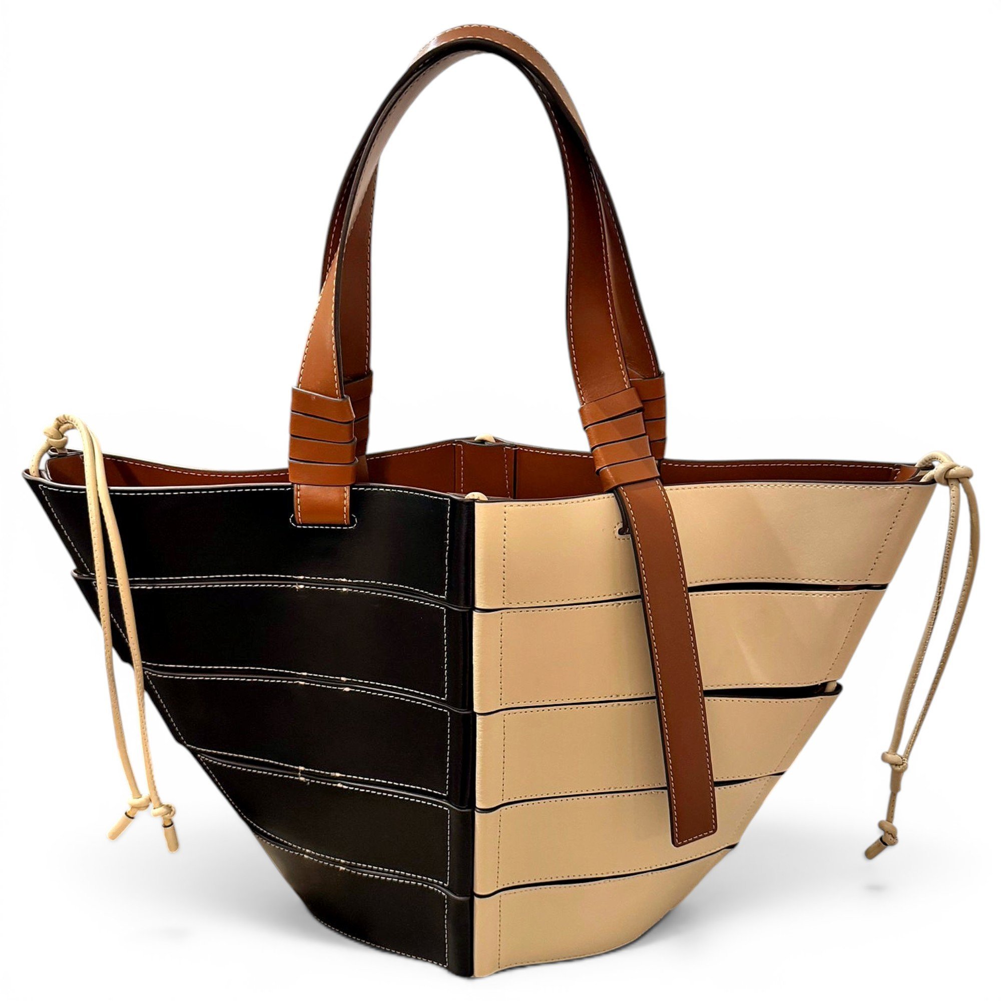 Leather tote
