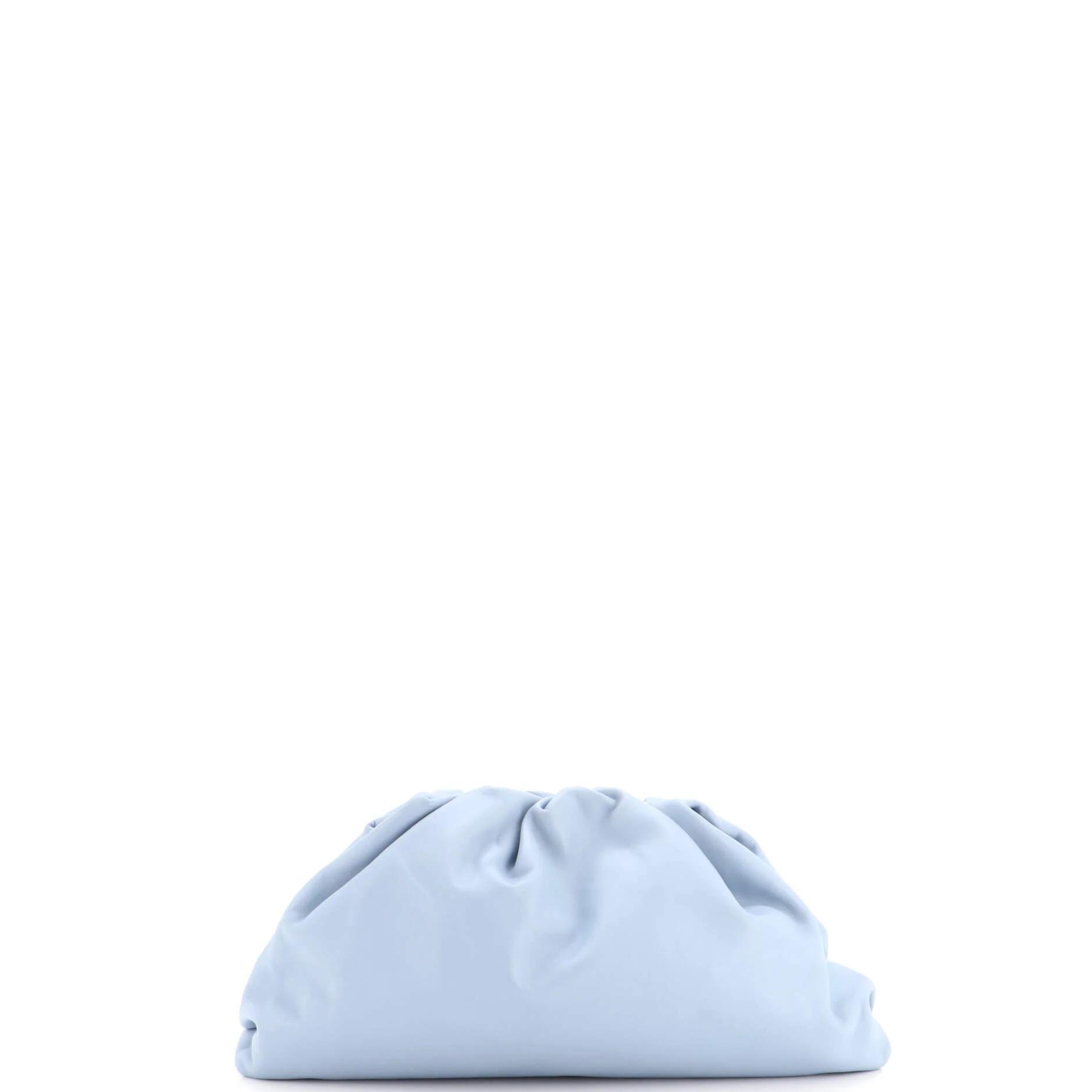 Leather clutch bag