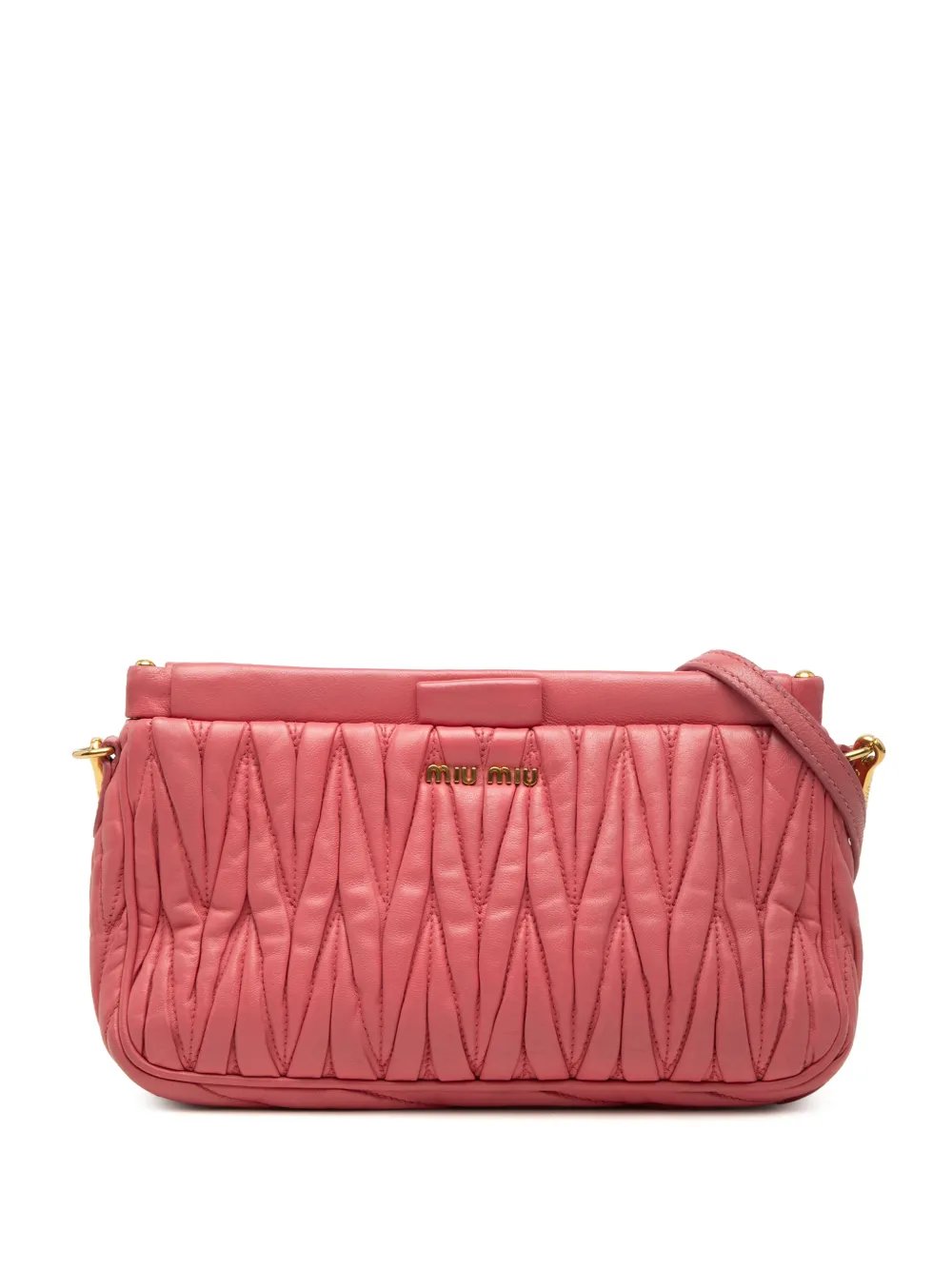 Miu Miu 2010-2026 Matelasse Nappa Frame shoulder bag