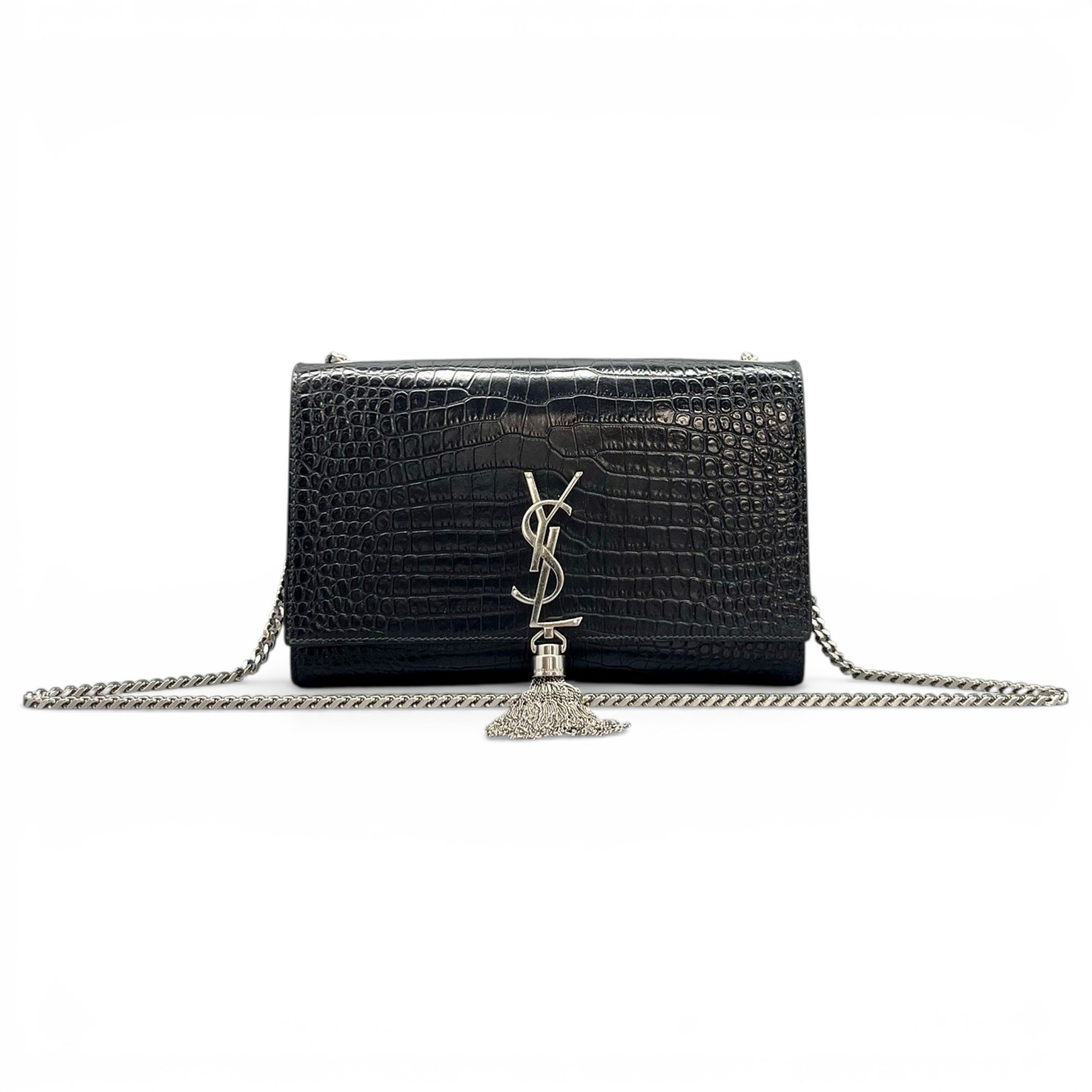 Pompom Kate leather handbag