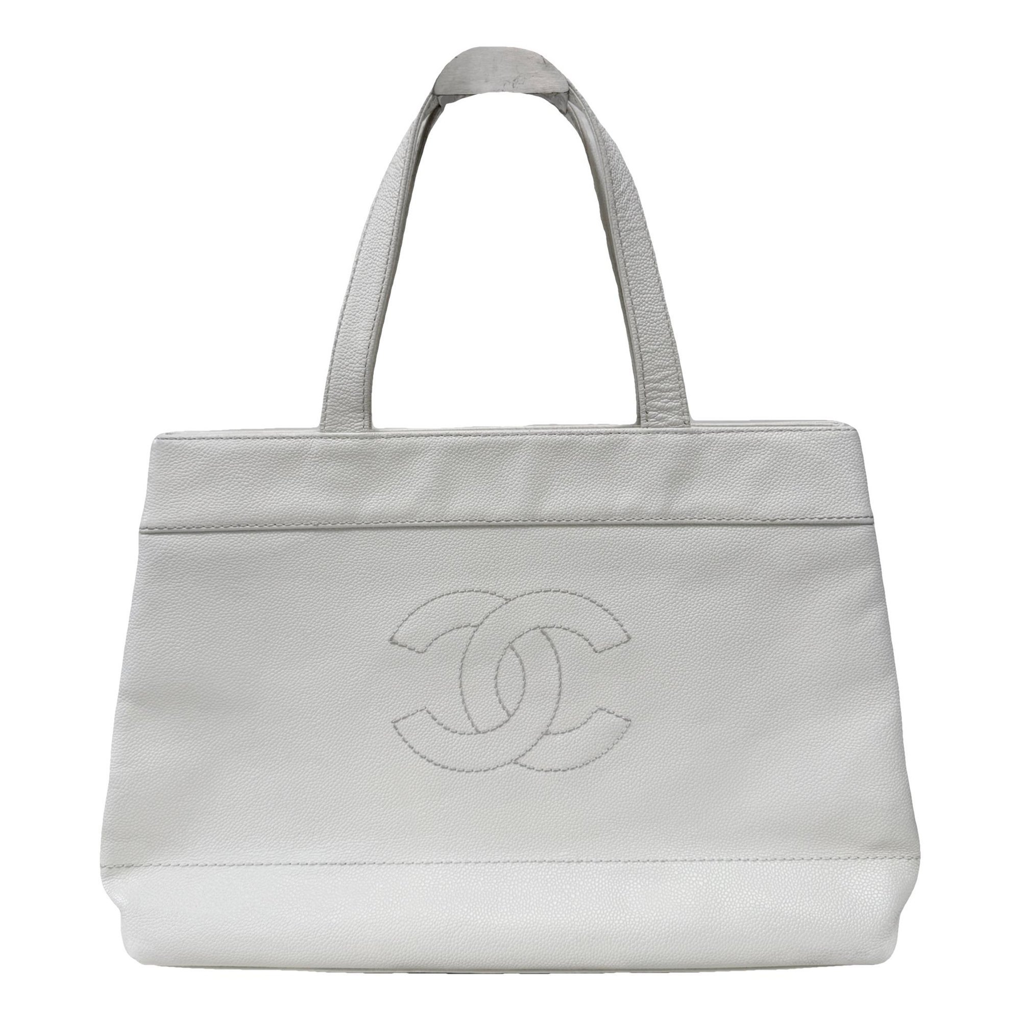 Grand shopping leather tote