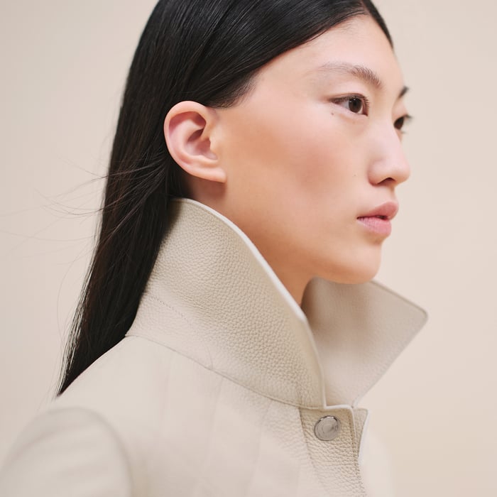 Blanc Camarguais Trench Coat