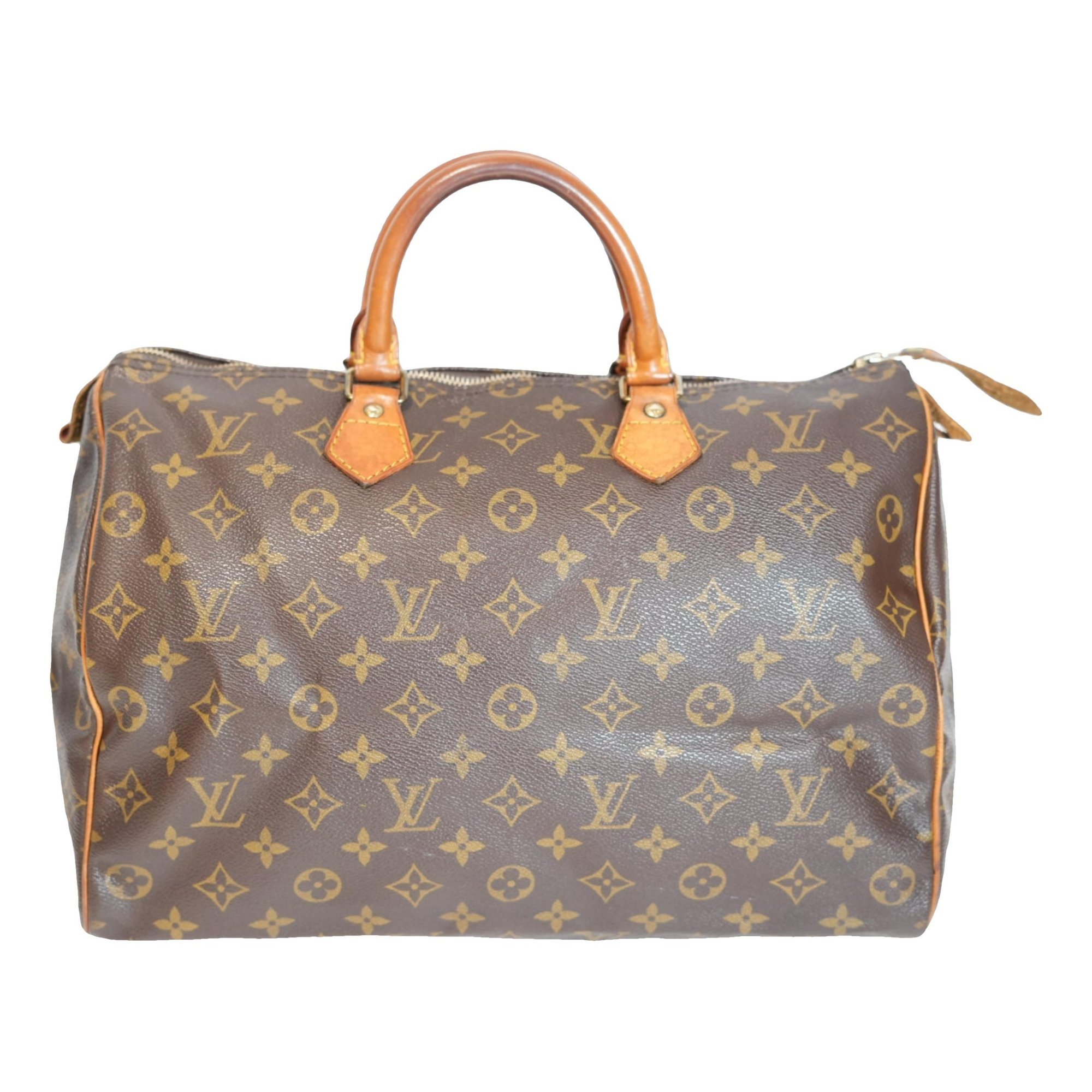 Speedy leather handbag
