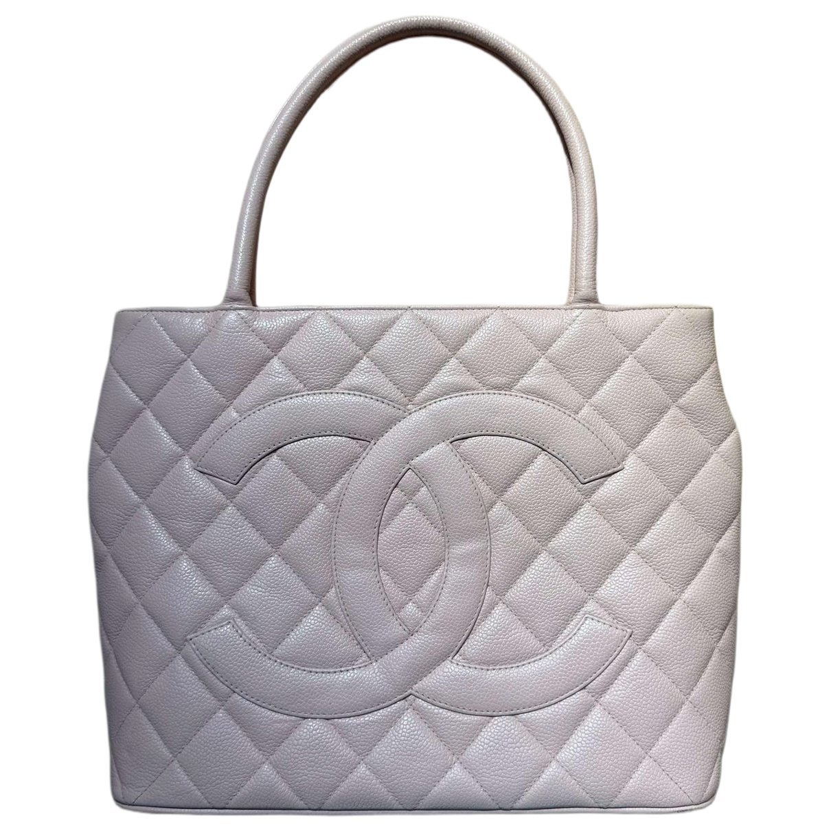 Médaillon leather tote