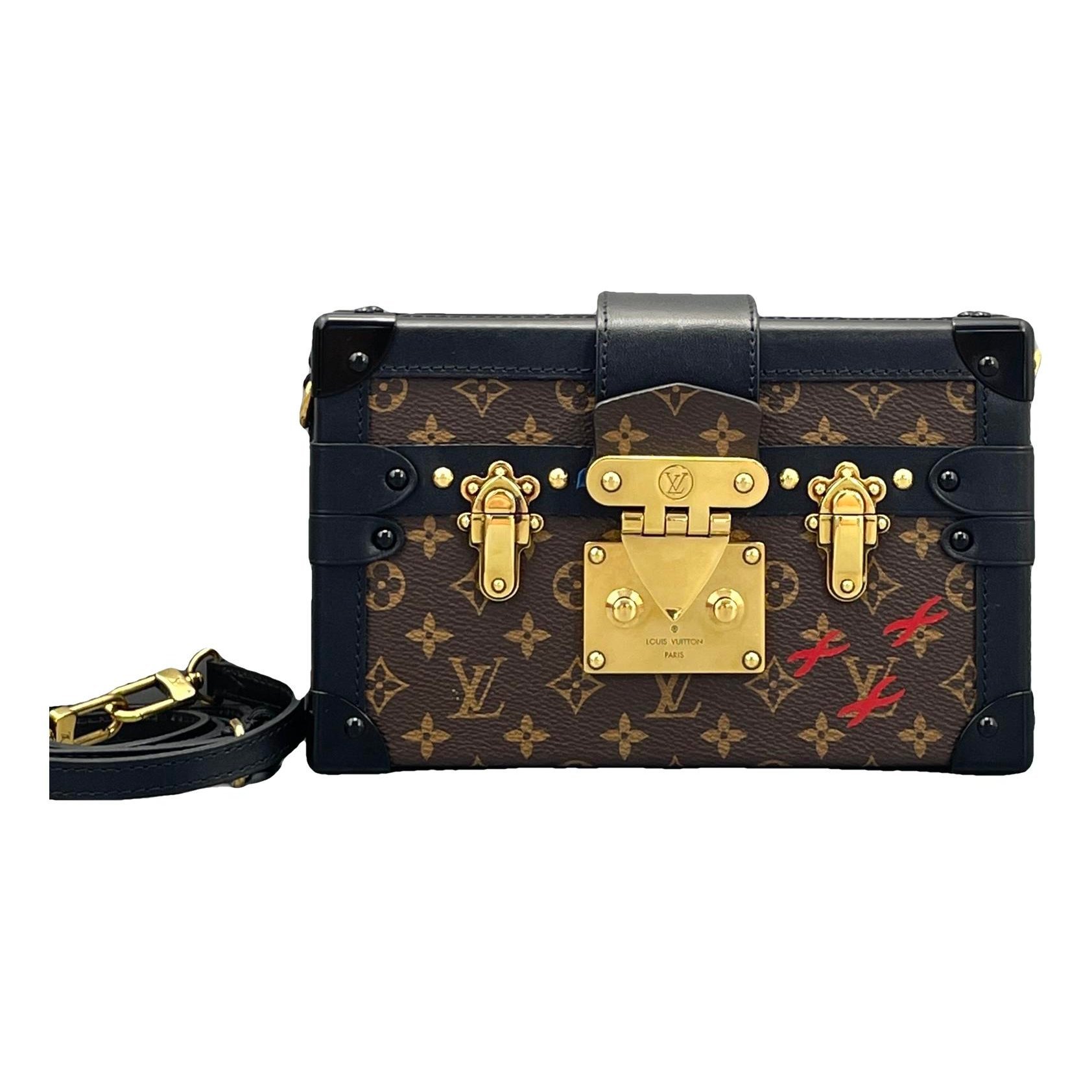 Louis Vuitton Petite Malle leather handbag