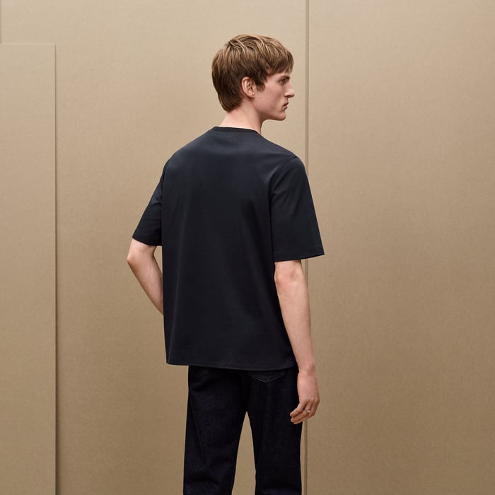 Marine "Quadrige" Embroidered T-shirt