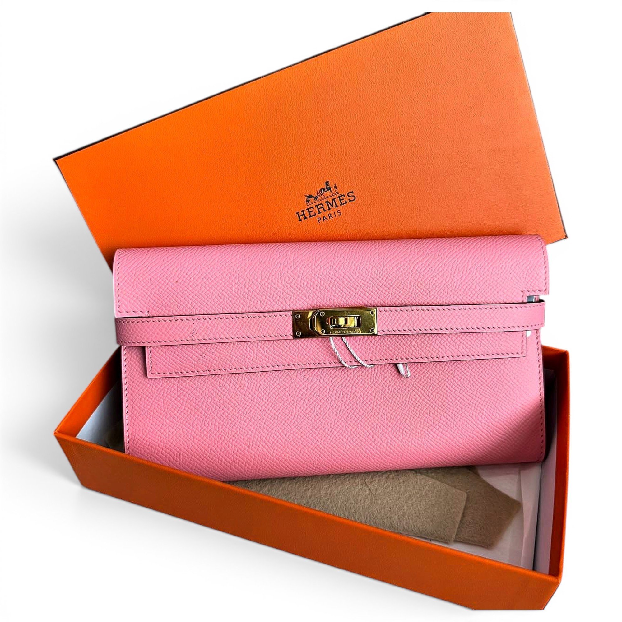 Kelly to go leather clutch bag