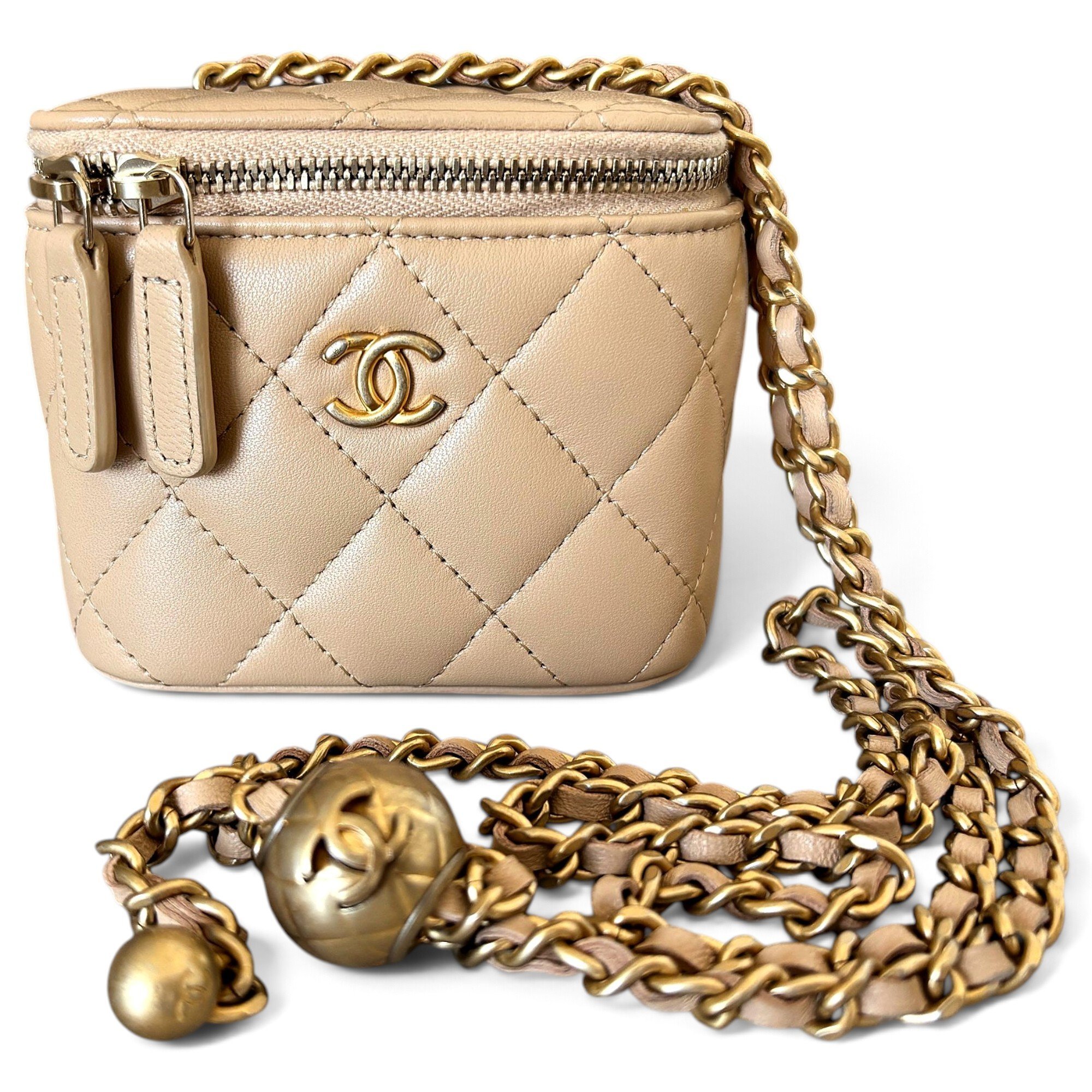 Vanity leather mini bag