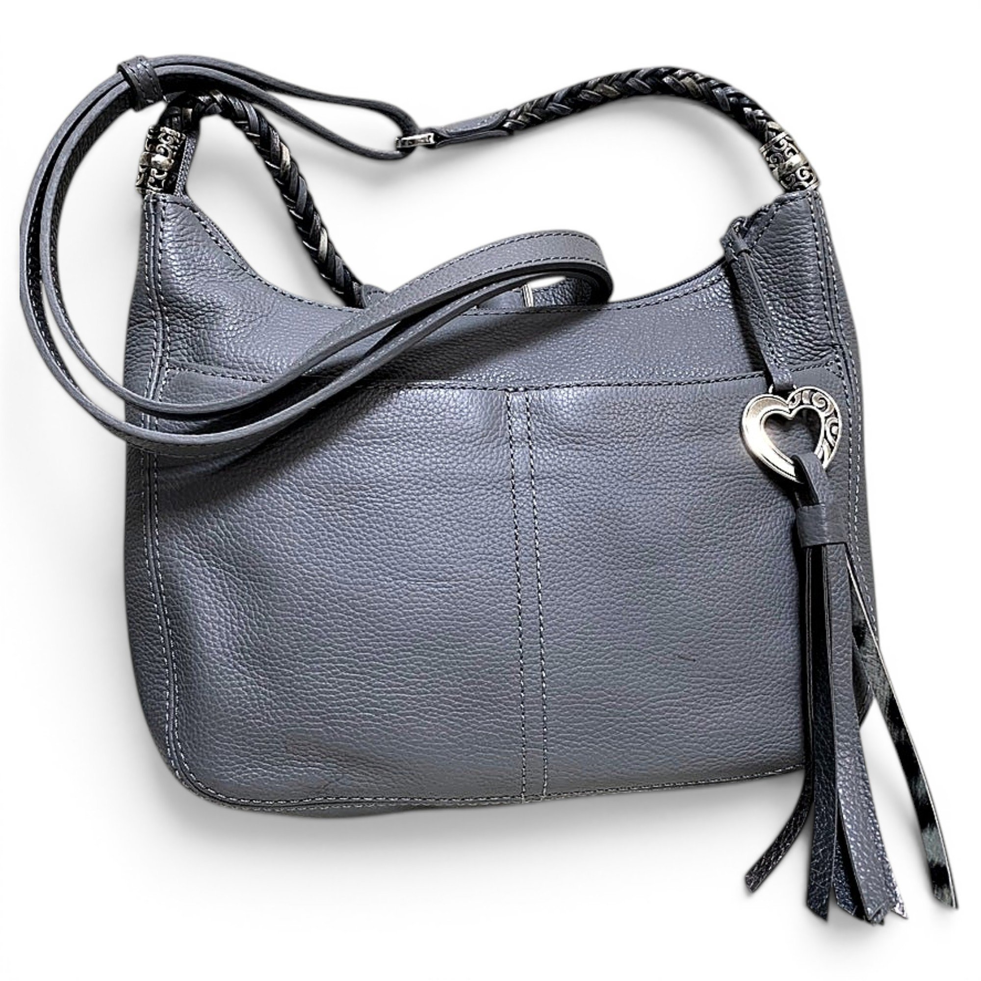 Leather crossbody bag