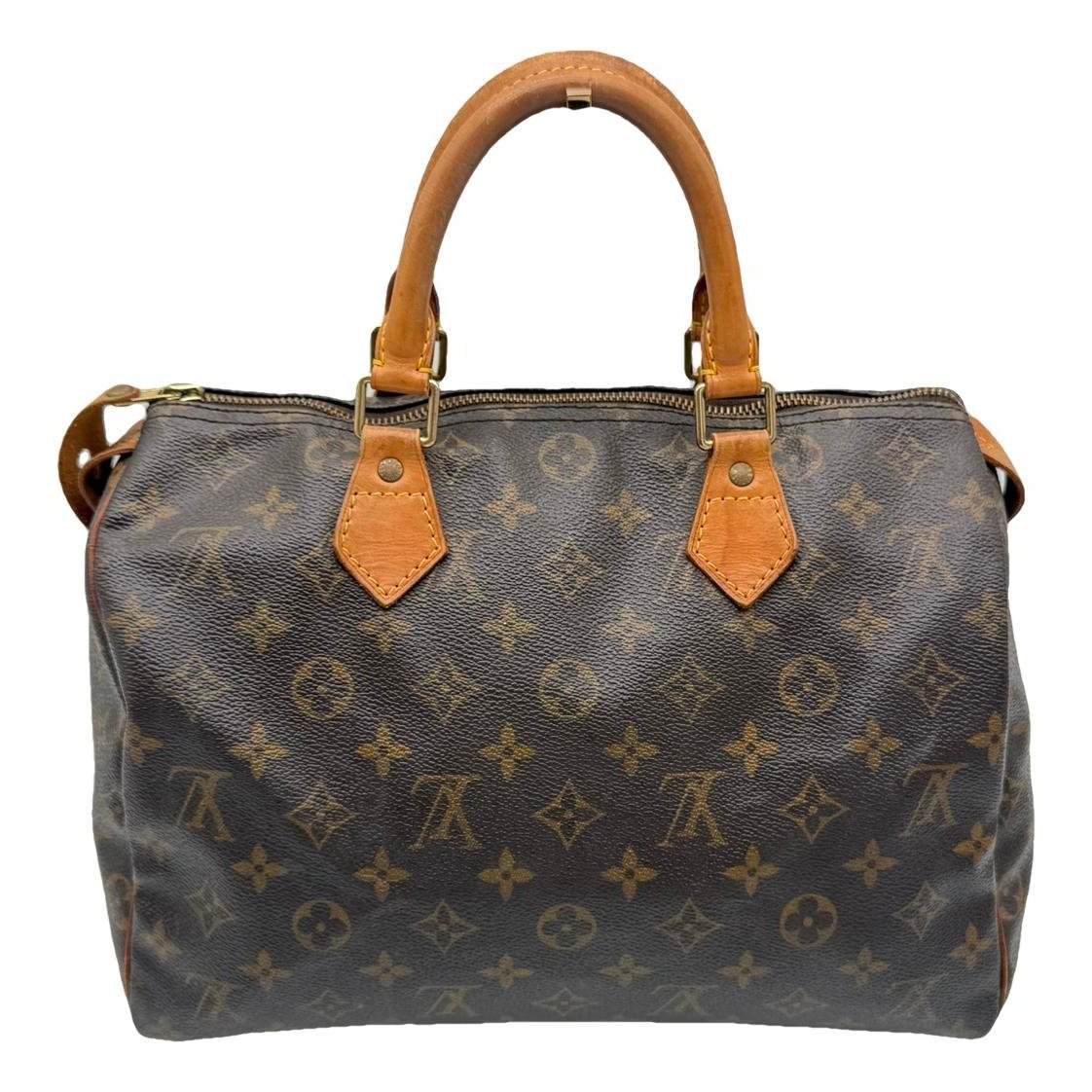 Speedy leather handbag