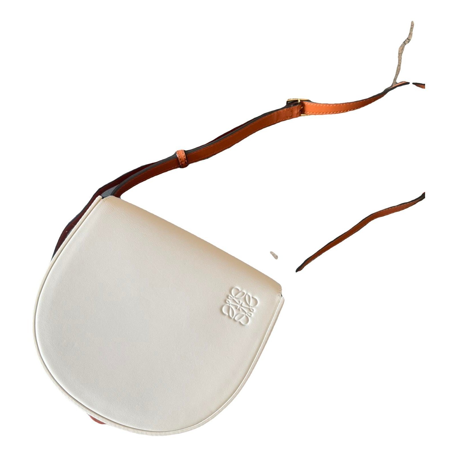 Heel leather crossbody bag