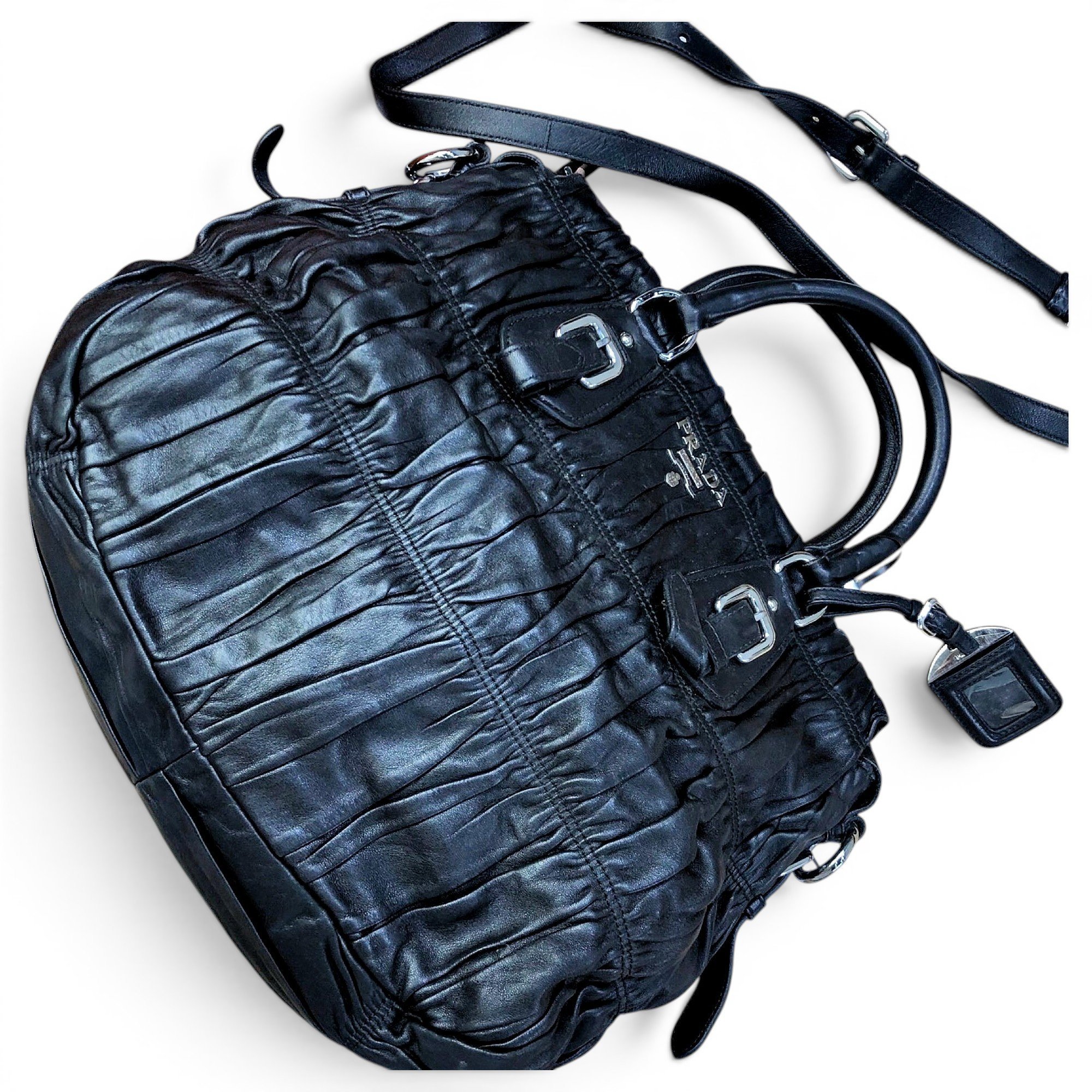 Leather handbag