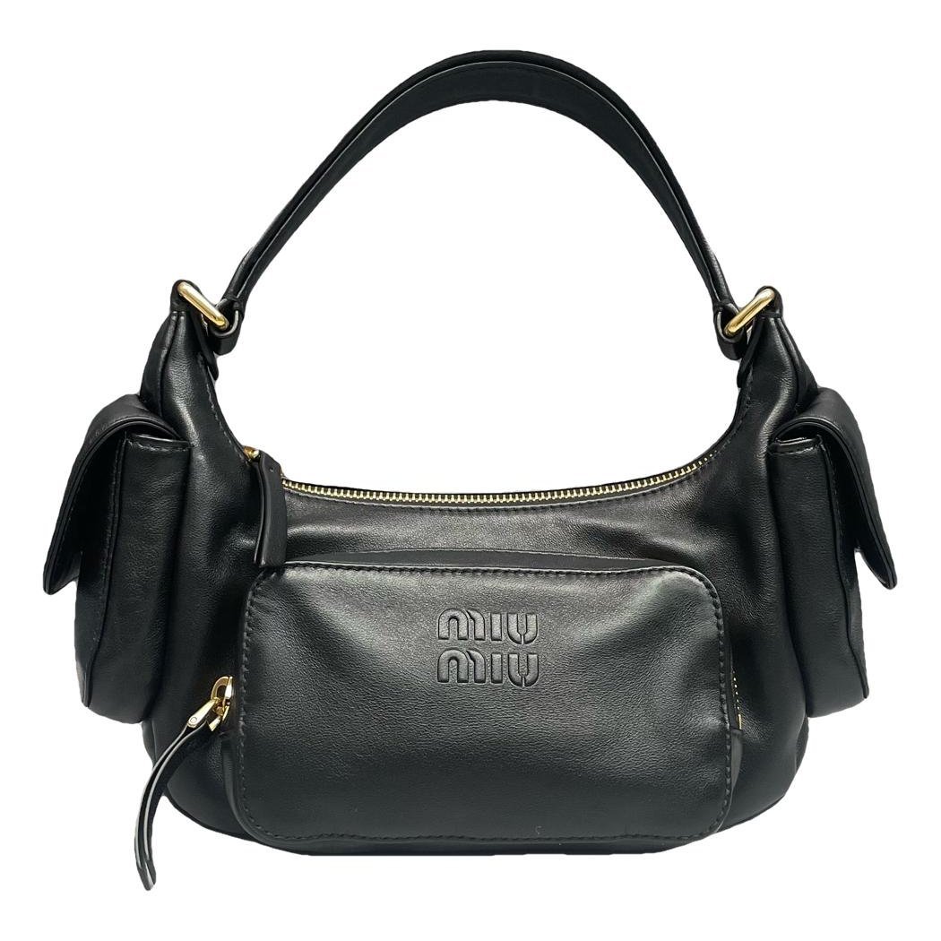 Miu Miu Pocket leather handbag