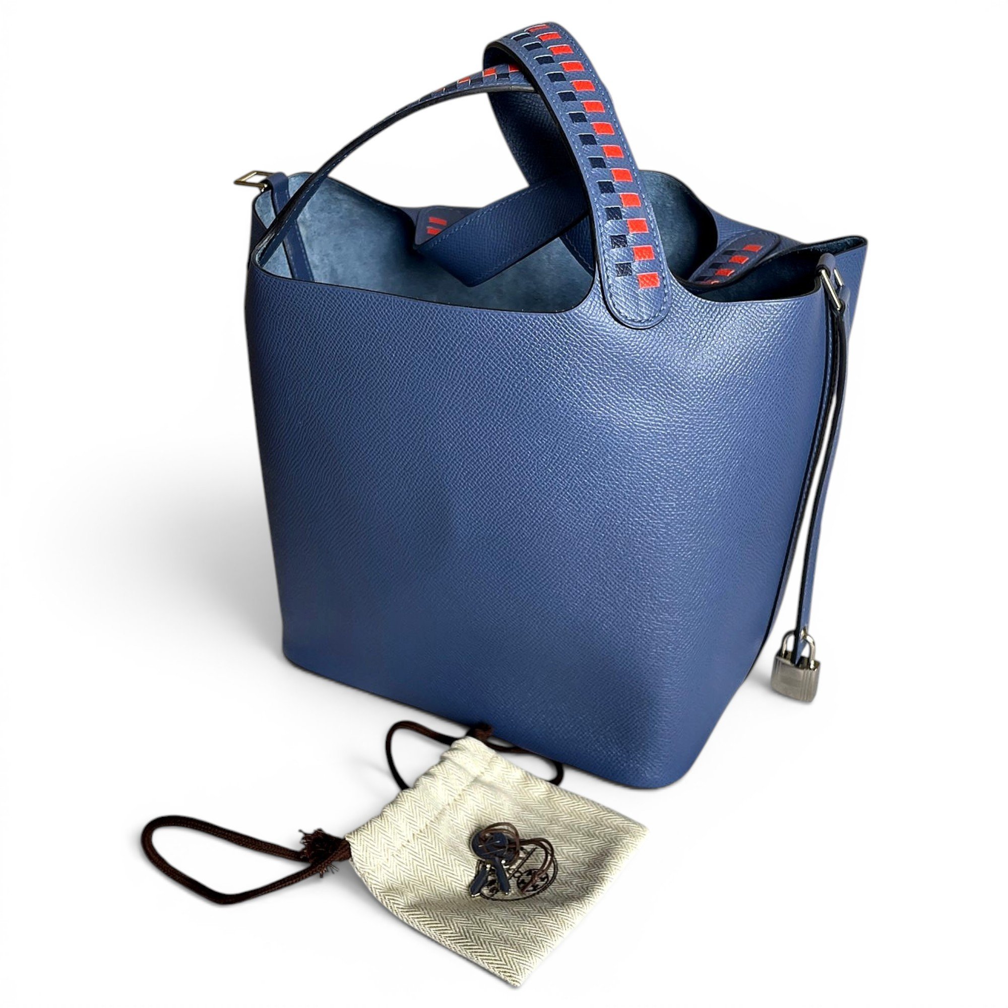 Hermes Picotin 22 Handbag Capucine Epsom Leather