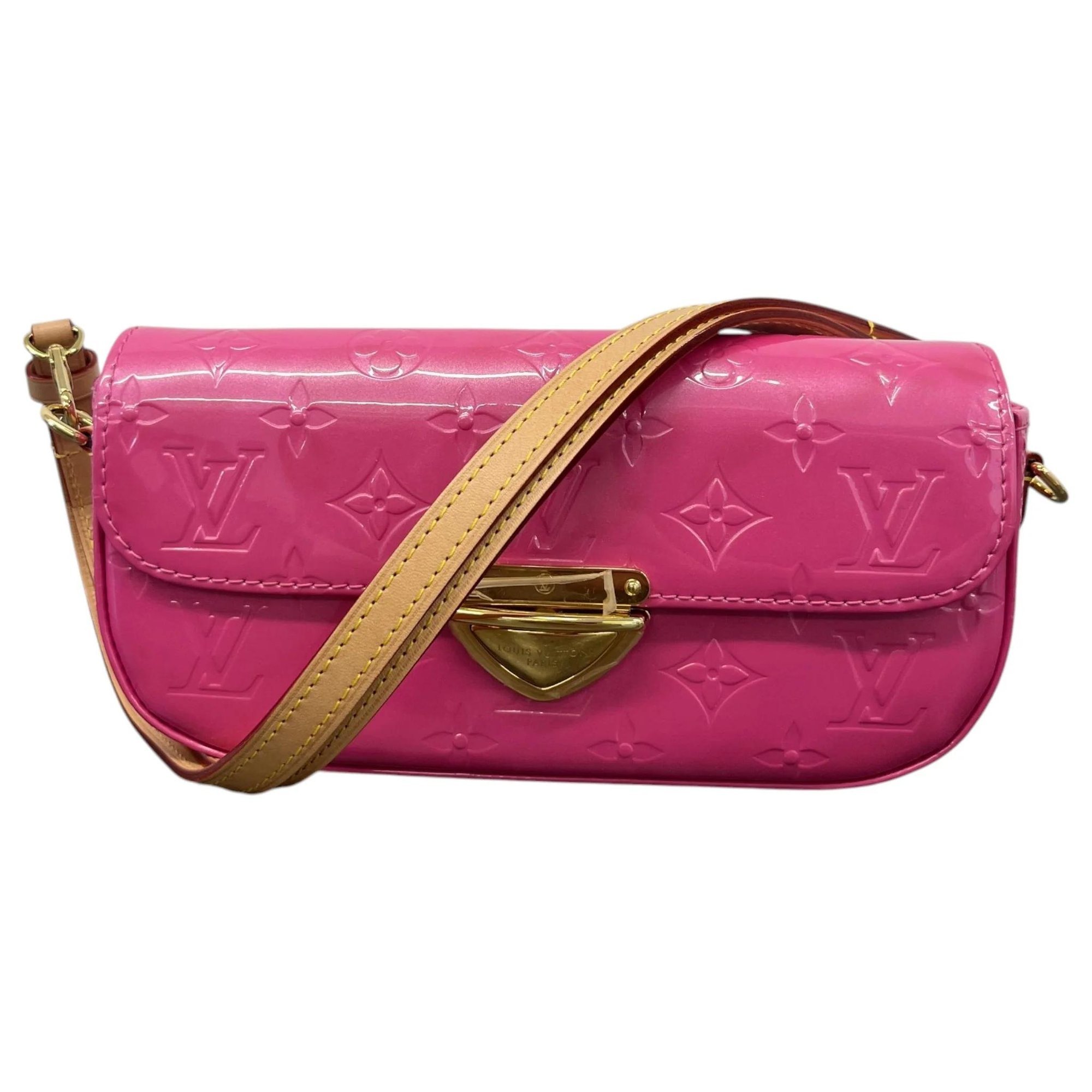Patent leather handbag