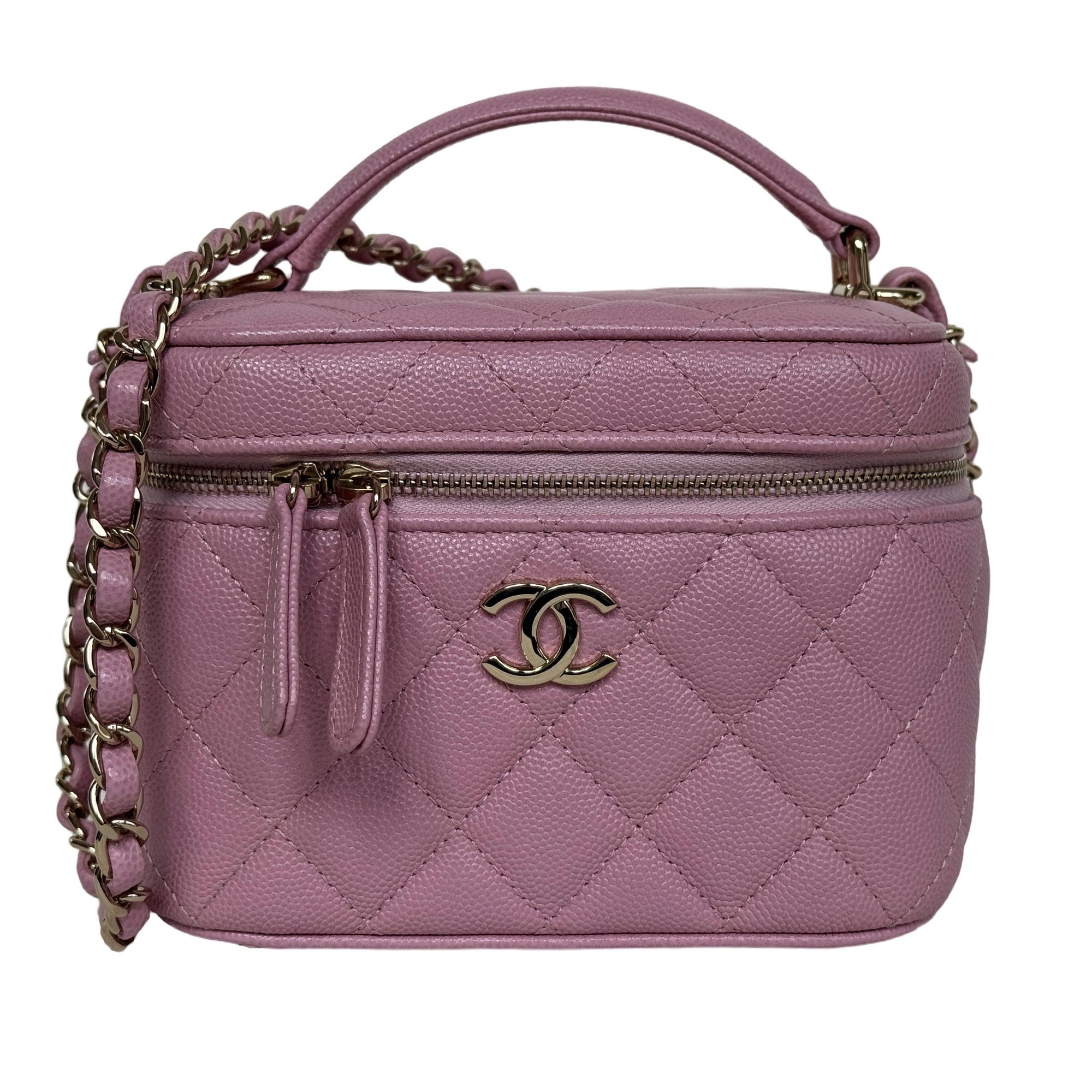 Vanity leather crossbody bag