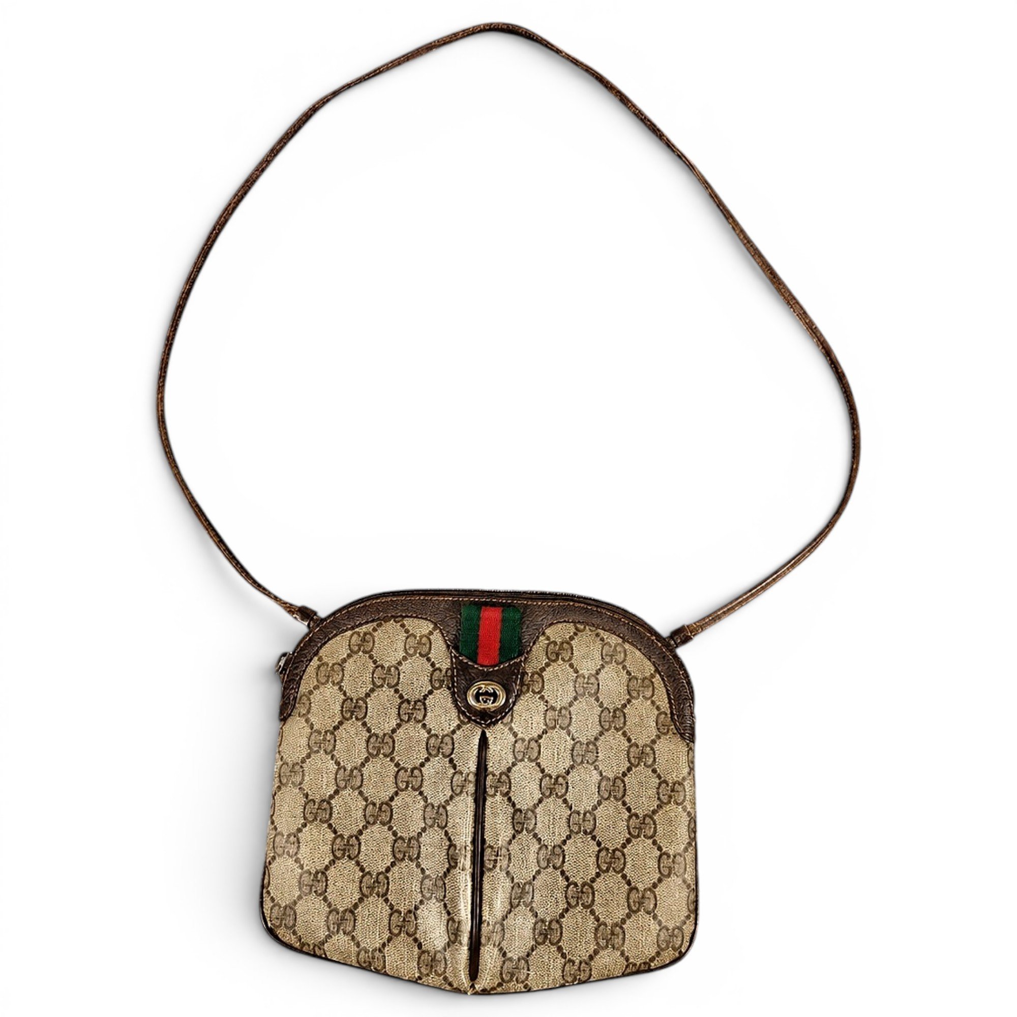 Ophidia leather crossbody bag