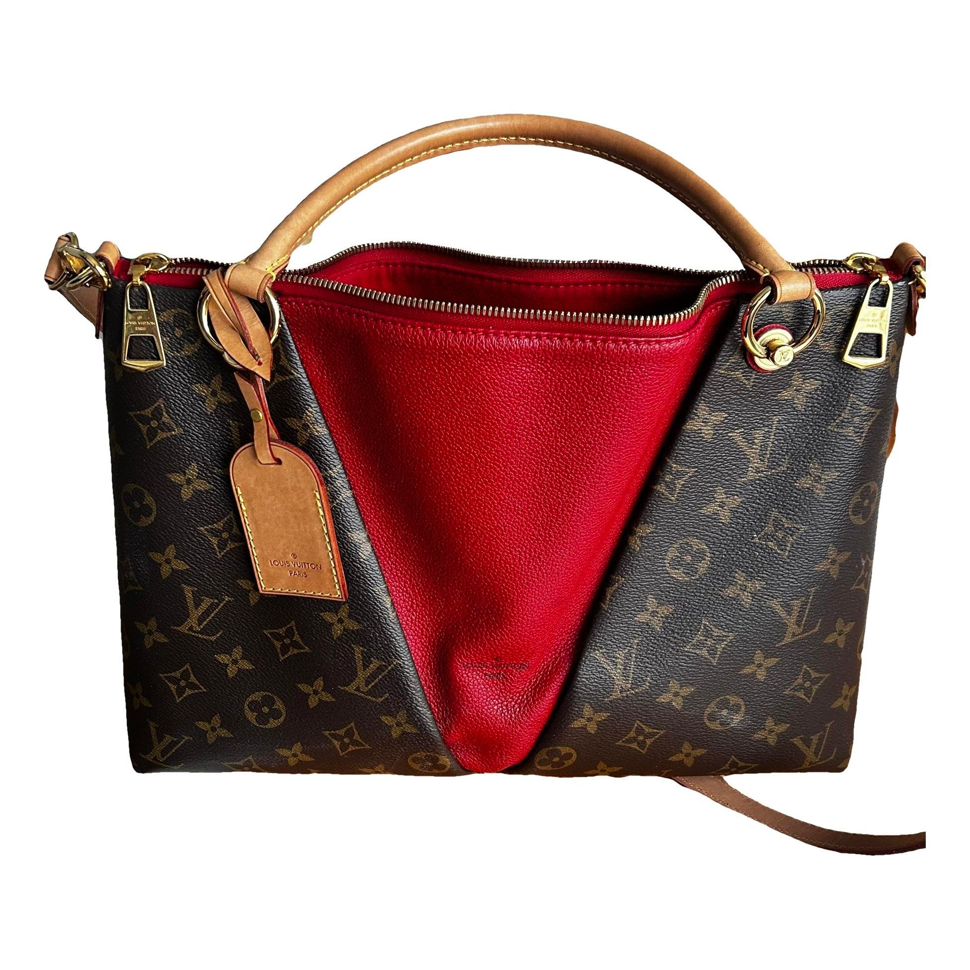 Tote V leather tote