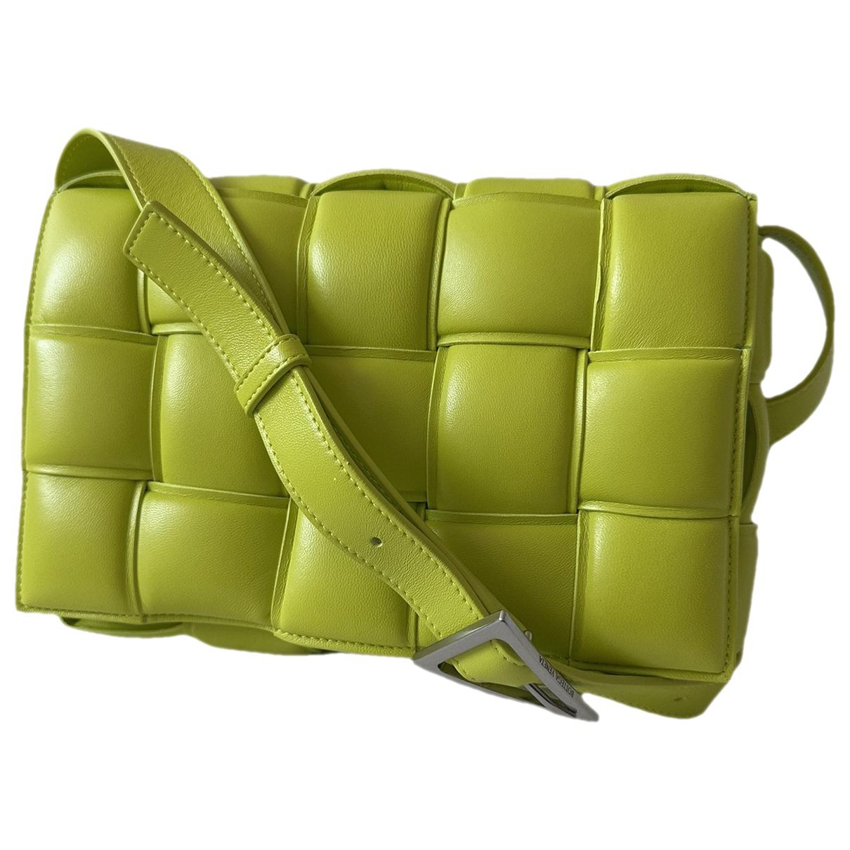 Cassette Padded leather handbag