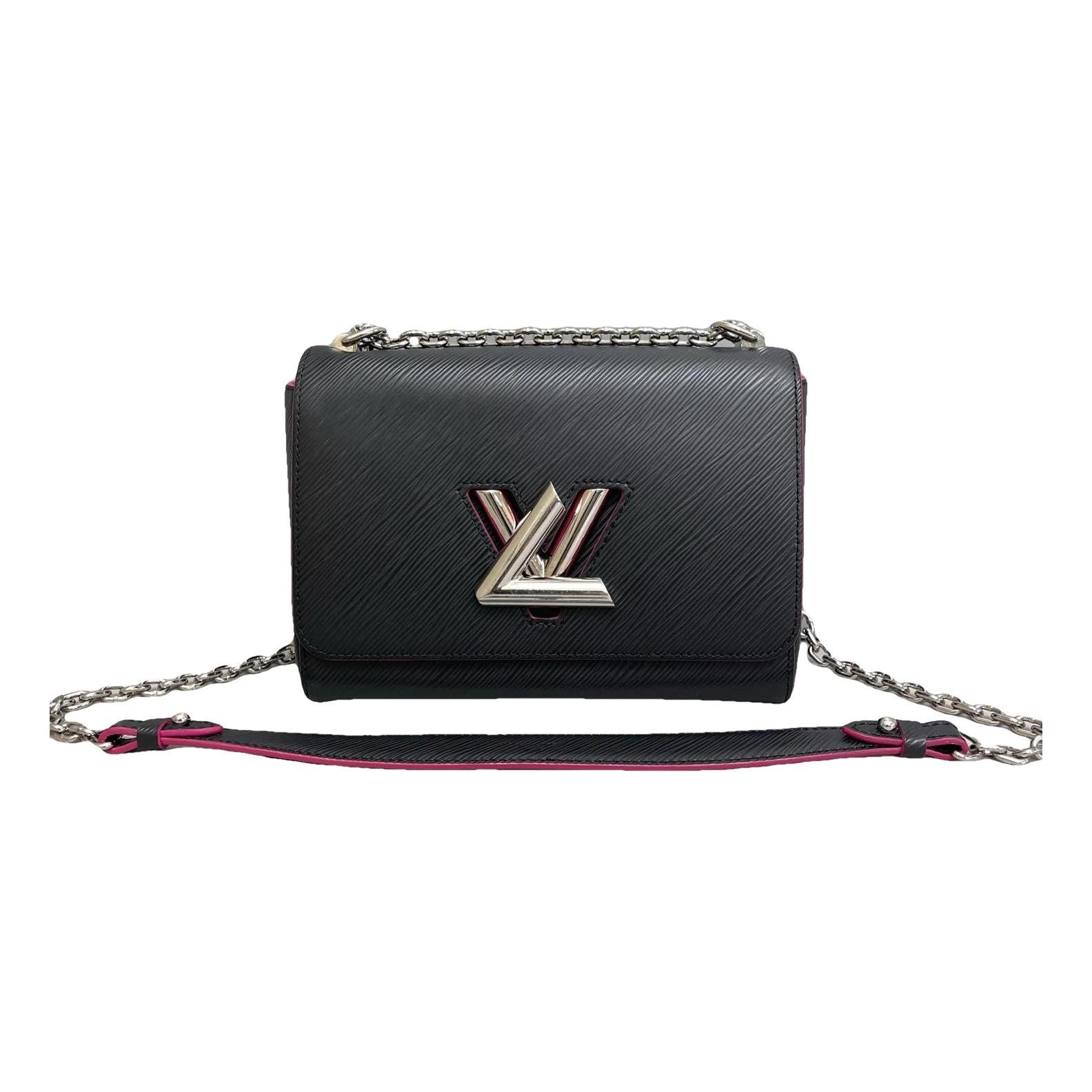 Twist leather handbag