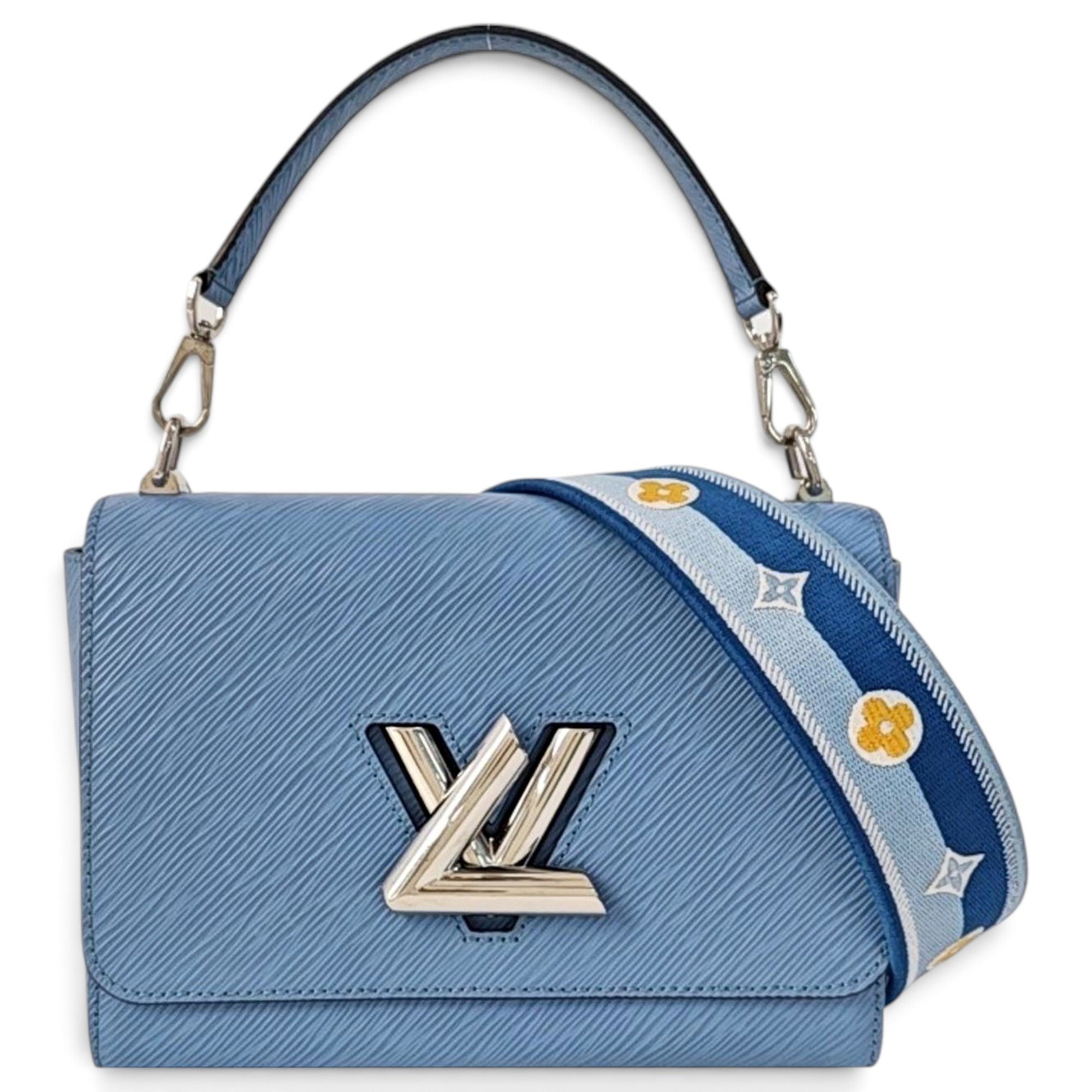 Twist leather crossbody bag