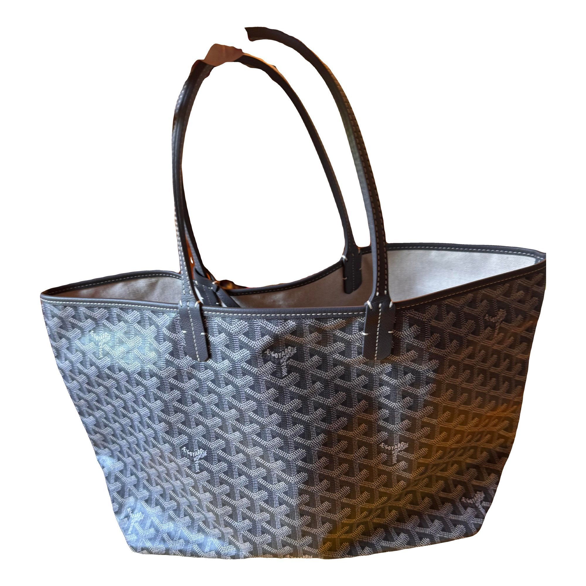 Goyard Saint-Louis leather tote