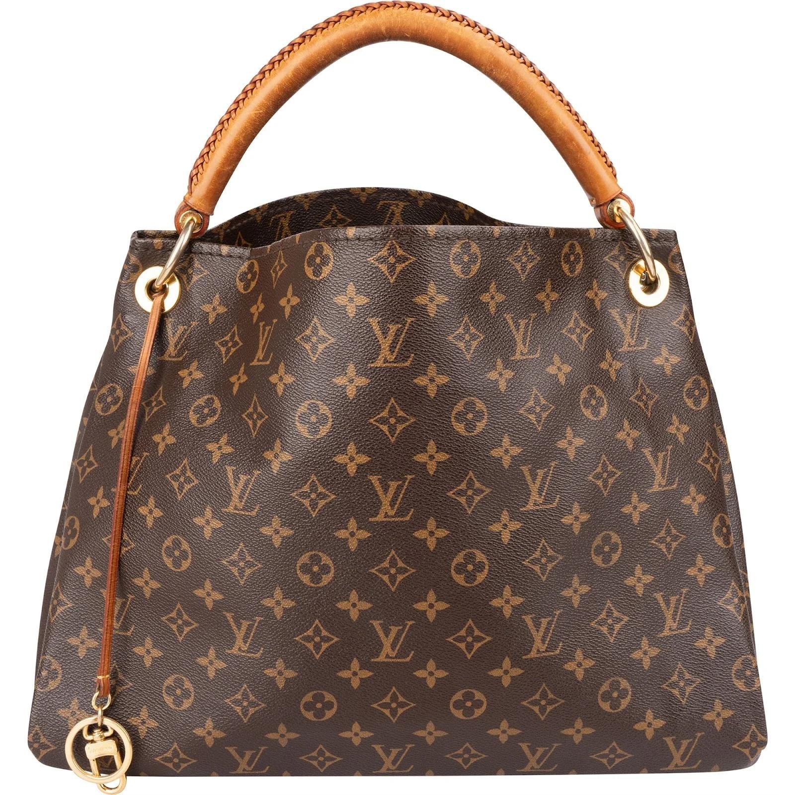 Artsy leather handbag