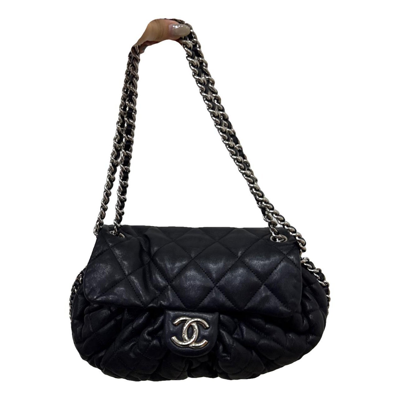 Leather handbag