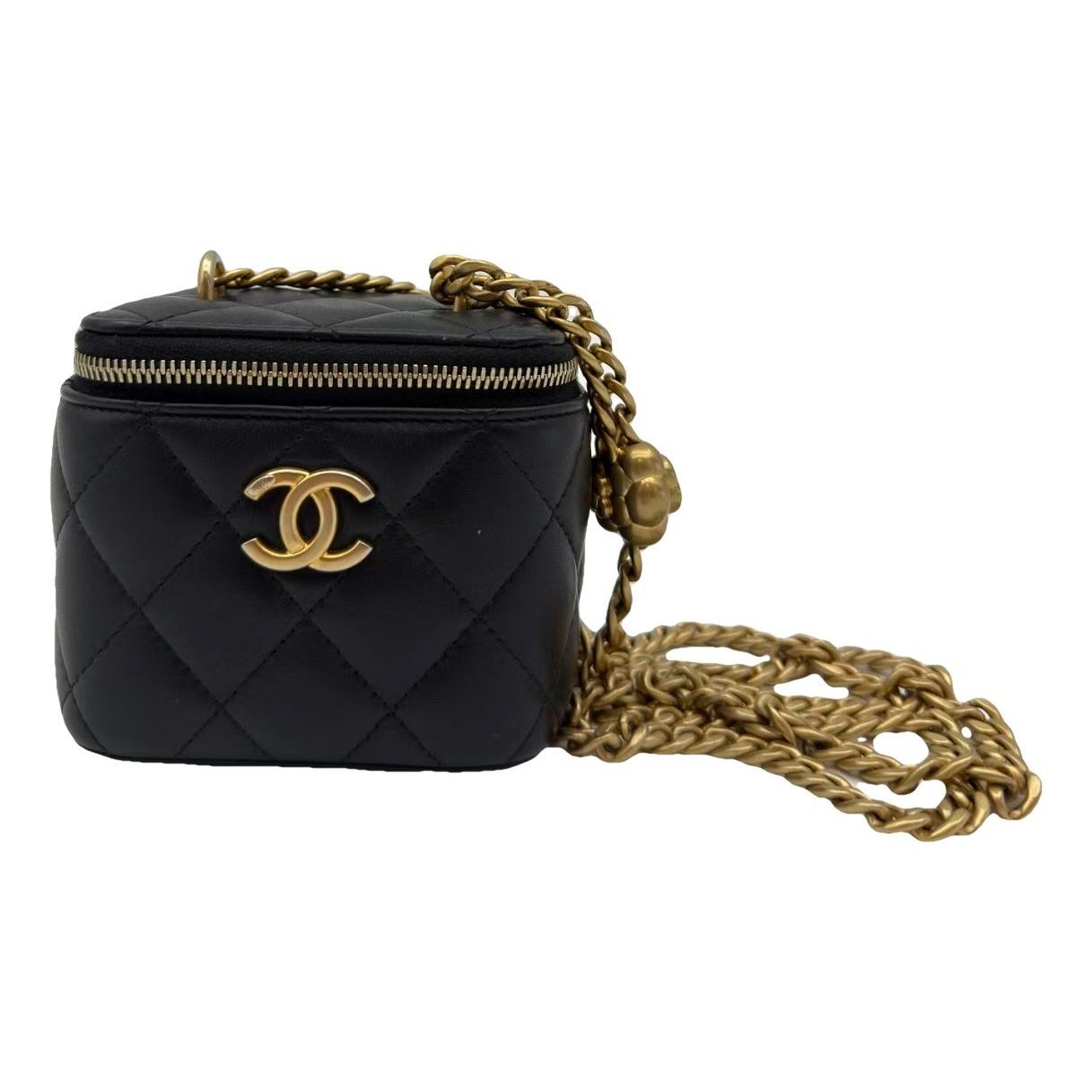 Trendy CC Vanity leather handbag