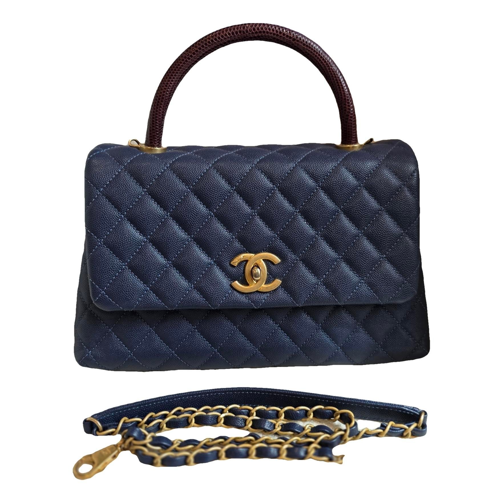 Coco Handle leather handbag