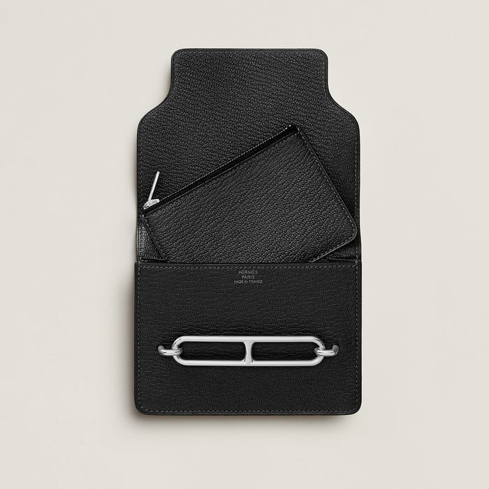 Noir Roulis Slim Wallet