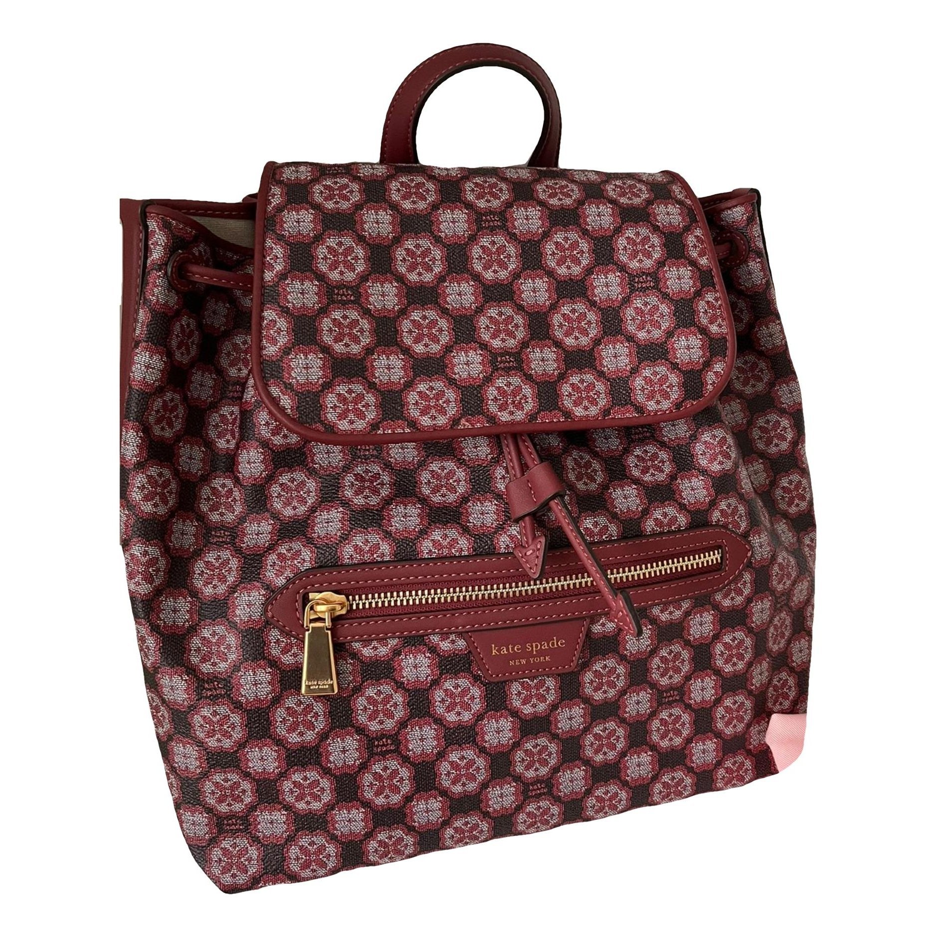 Leather backpack