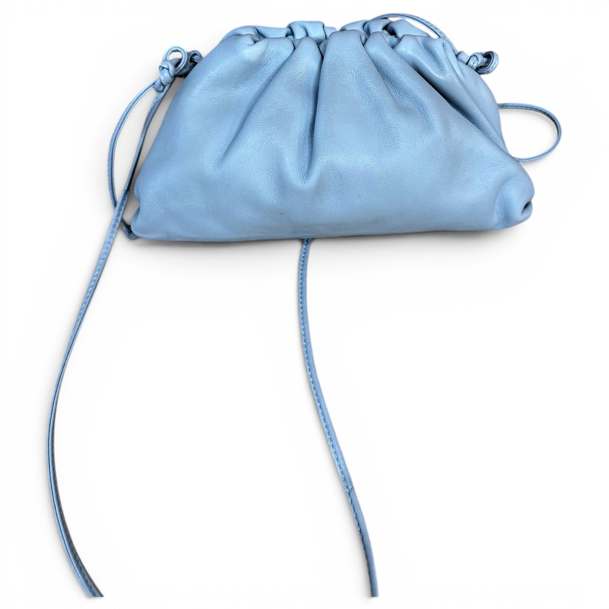 Pouch leather handbag