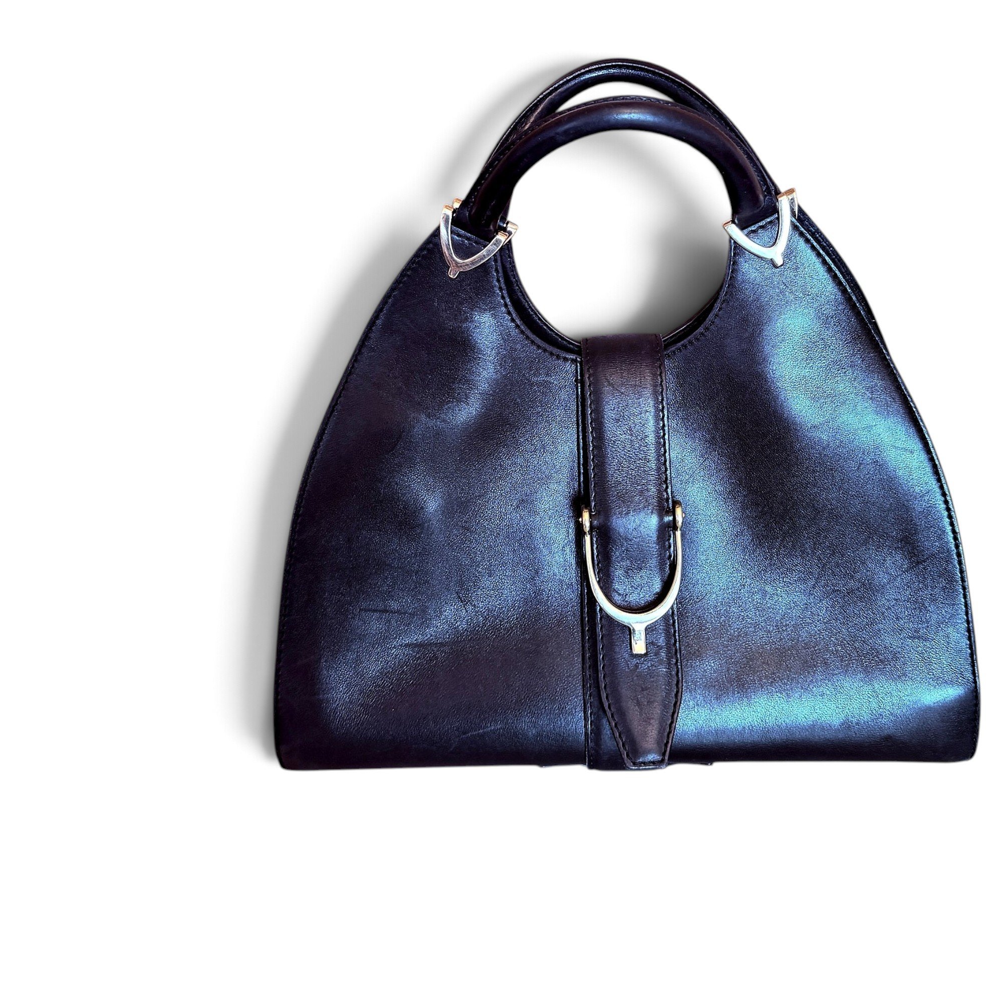 Stirrup leather handbag