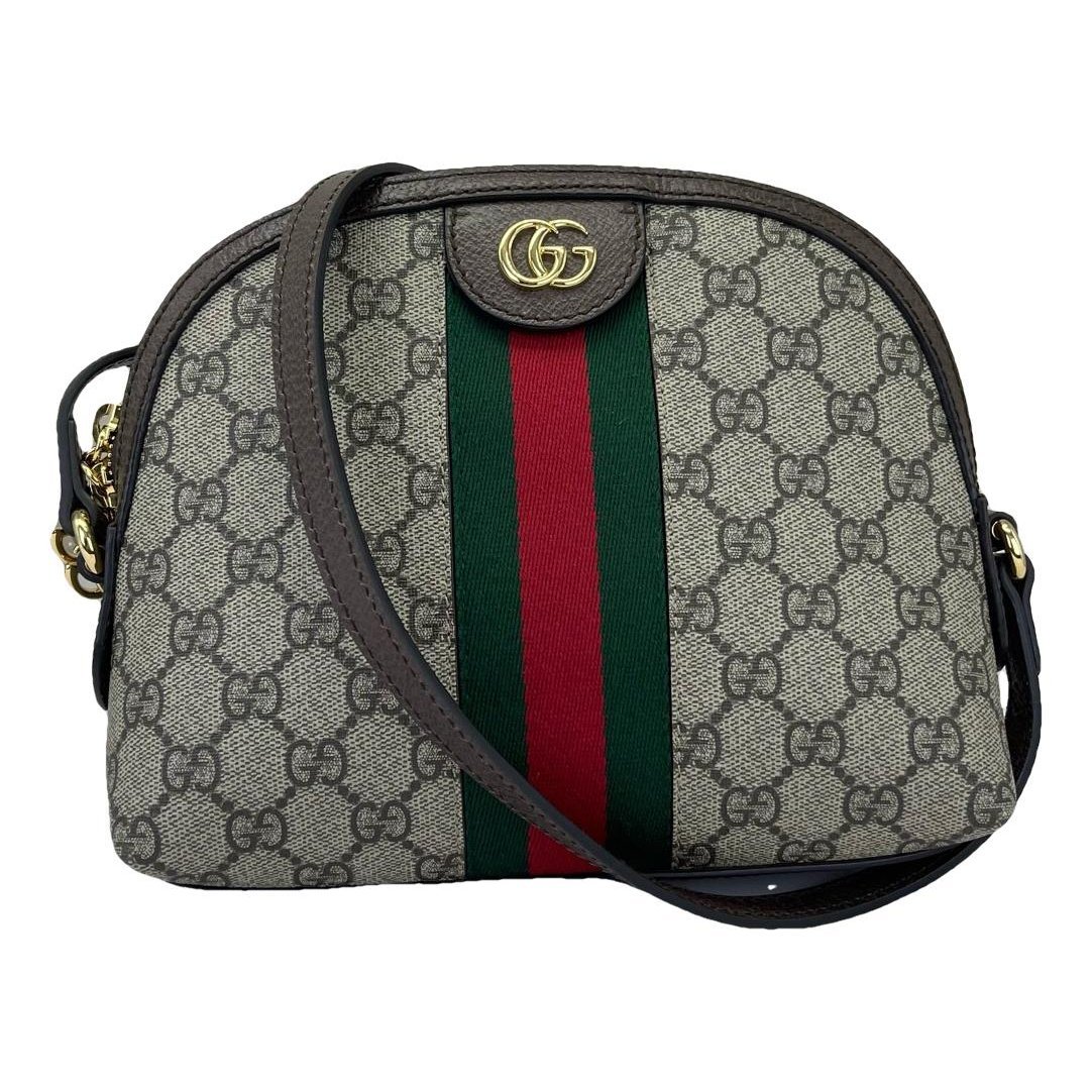 Ophidia Dome leather handbag