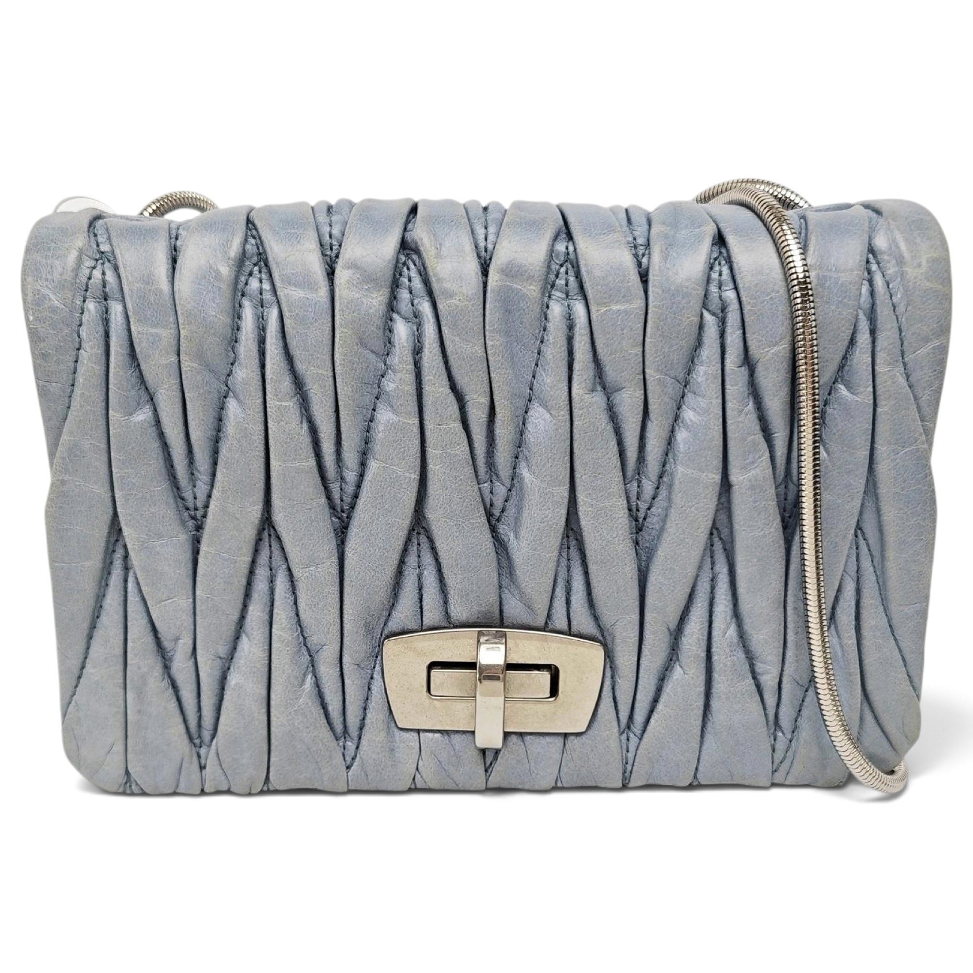 Miu Miu Matelassé leather handbag