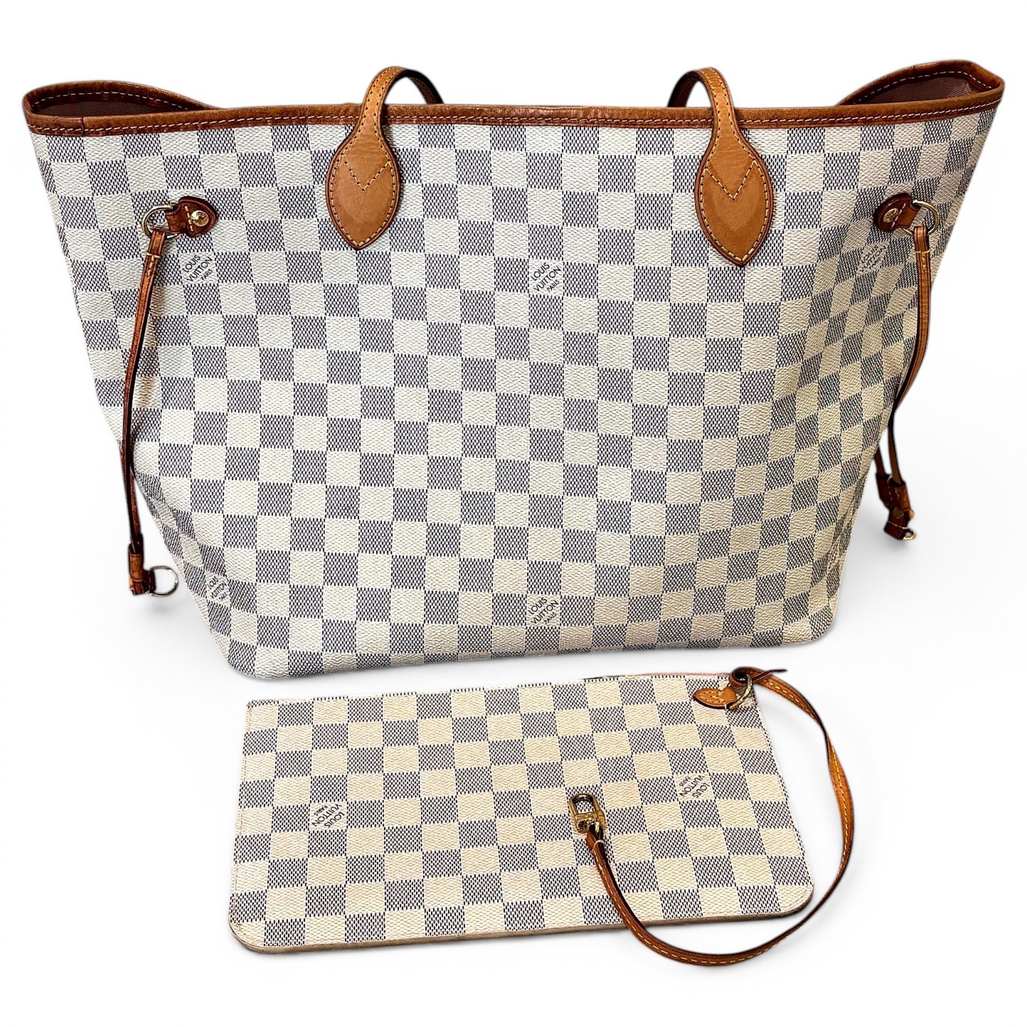 Neverfull leather handbag