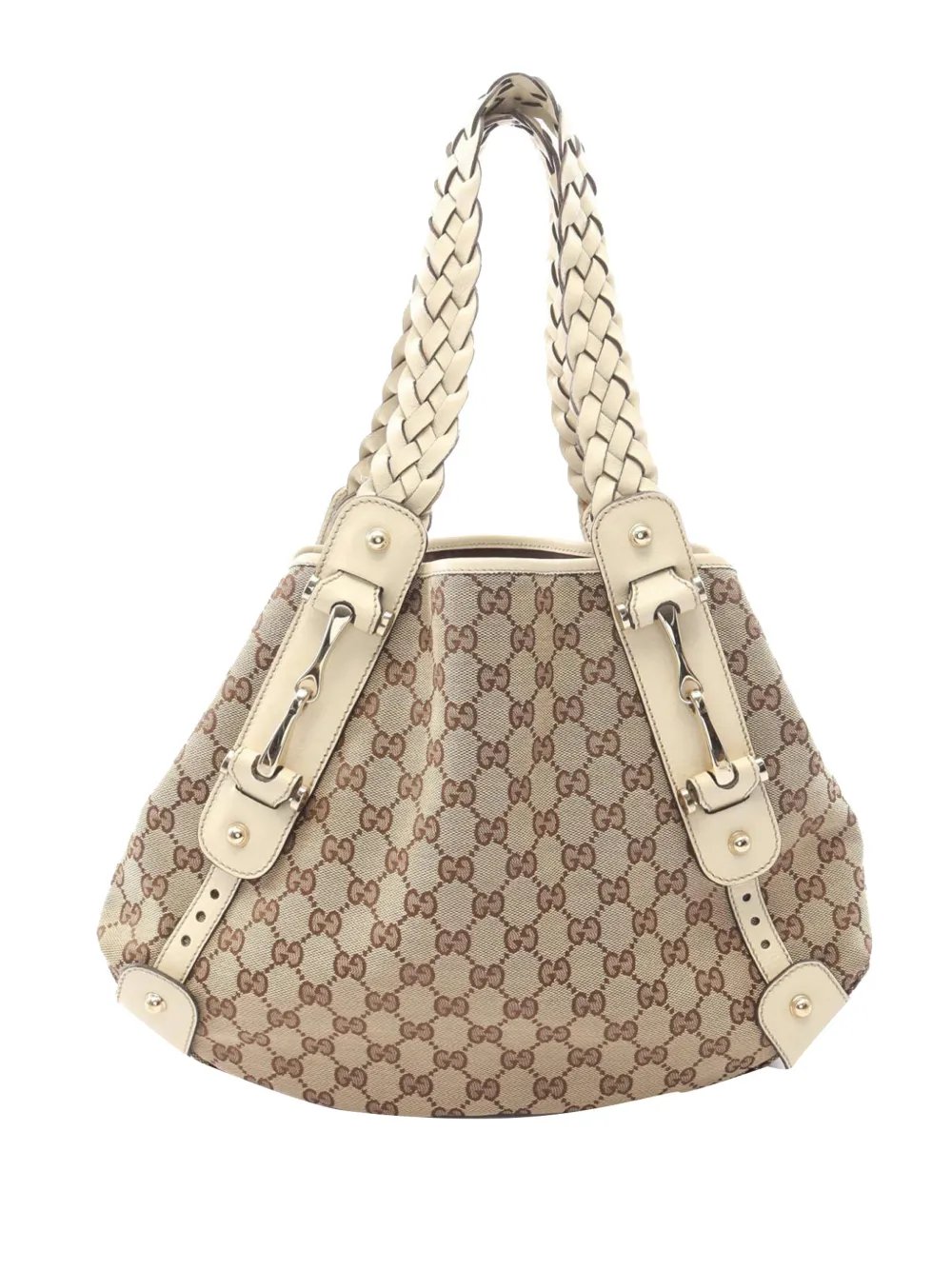 2000-2015 Small GG Canvas Horsebit Pelham shoulder bag