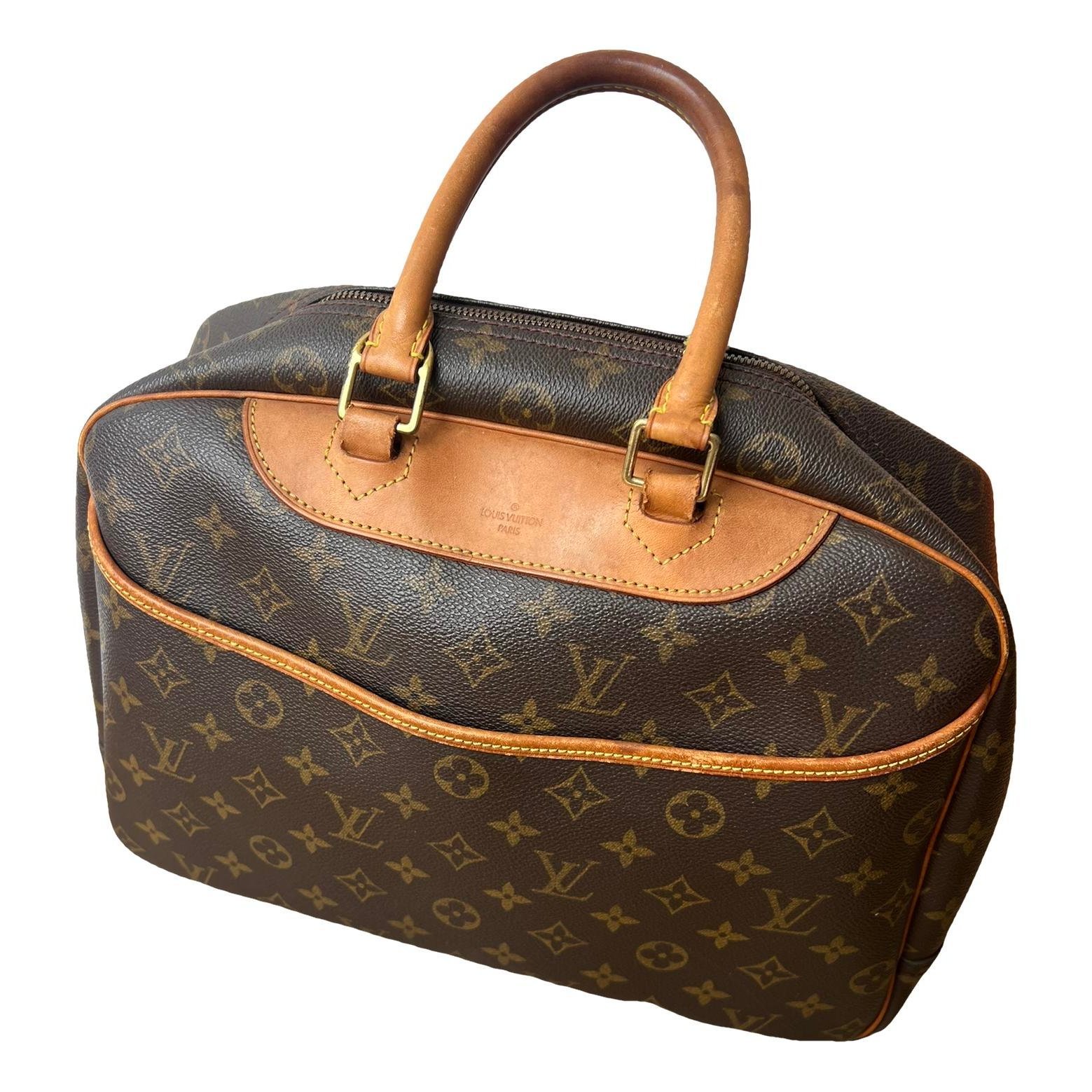 Deauville leather handbag