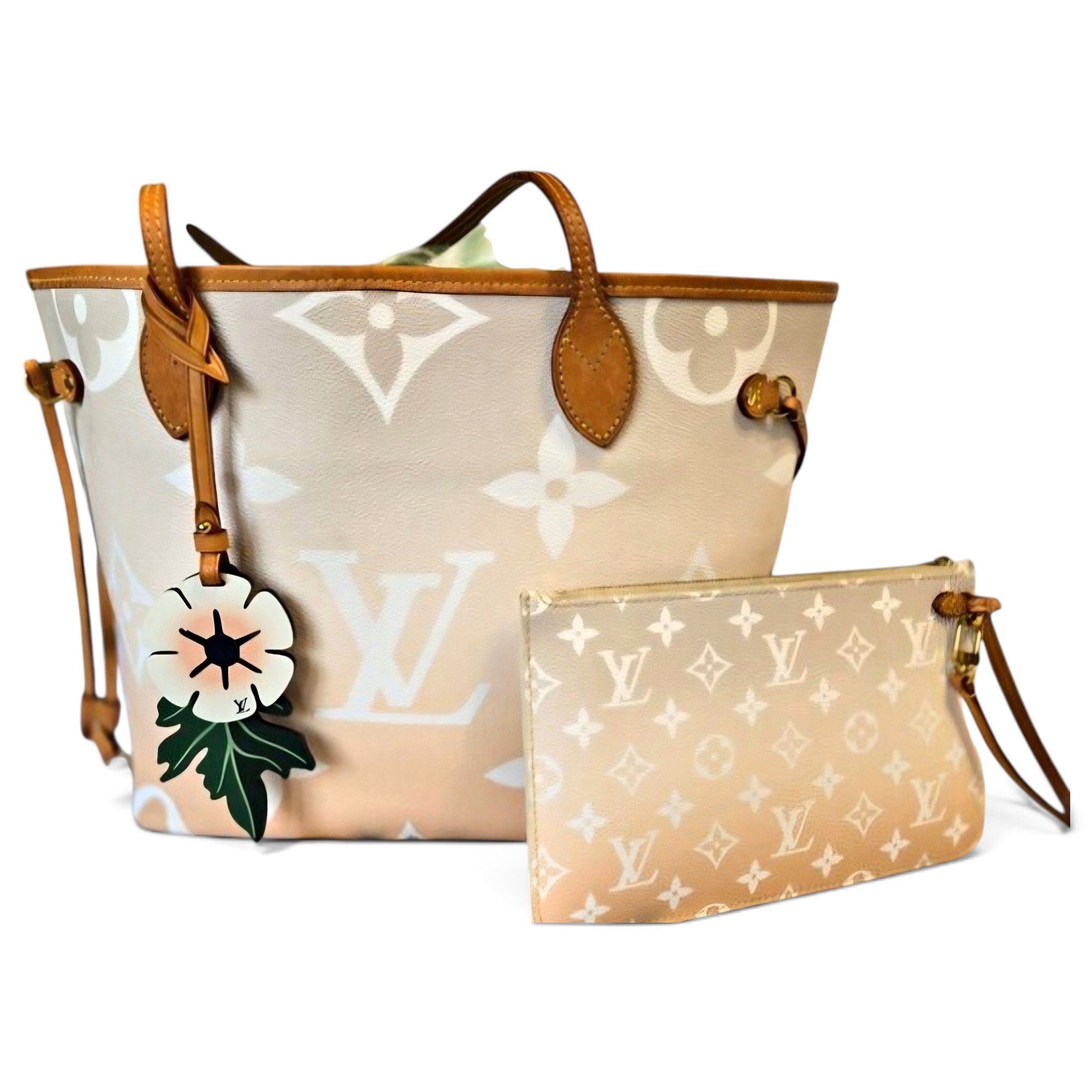Neverfull leather tote